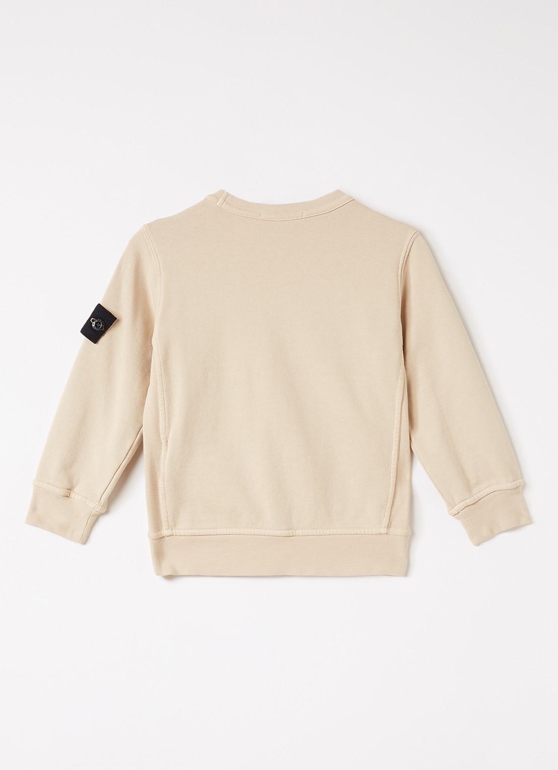 Stone Island SO062 Felpa sweater met logo - voorkant 2 beige