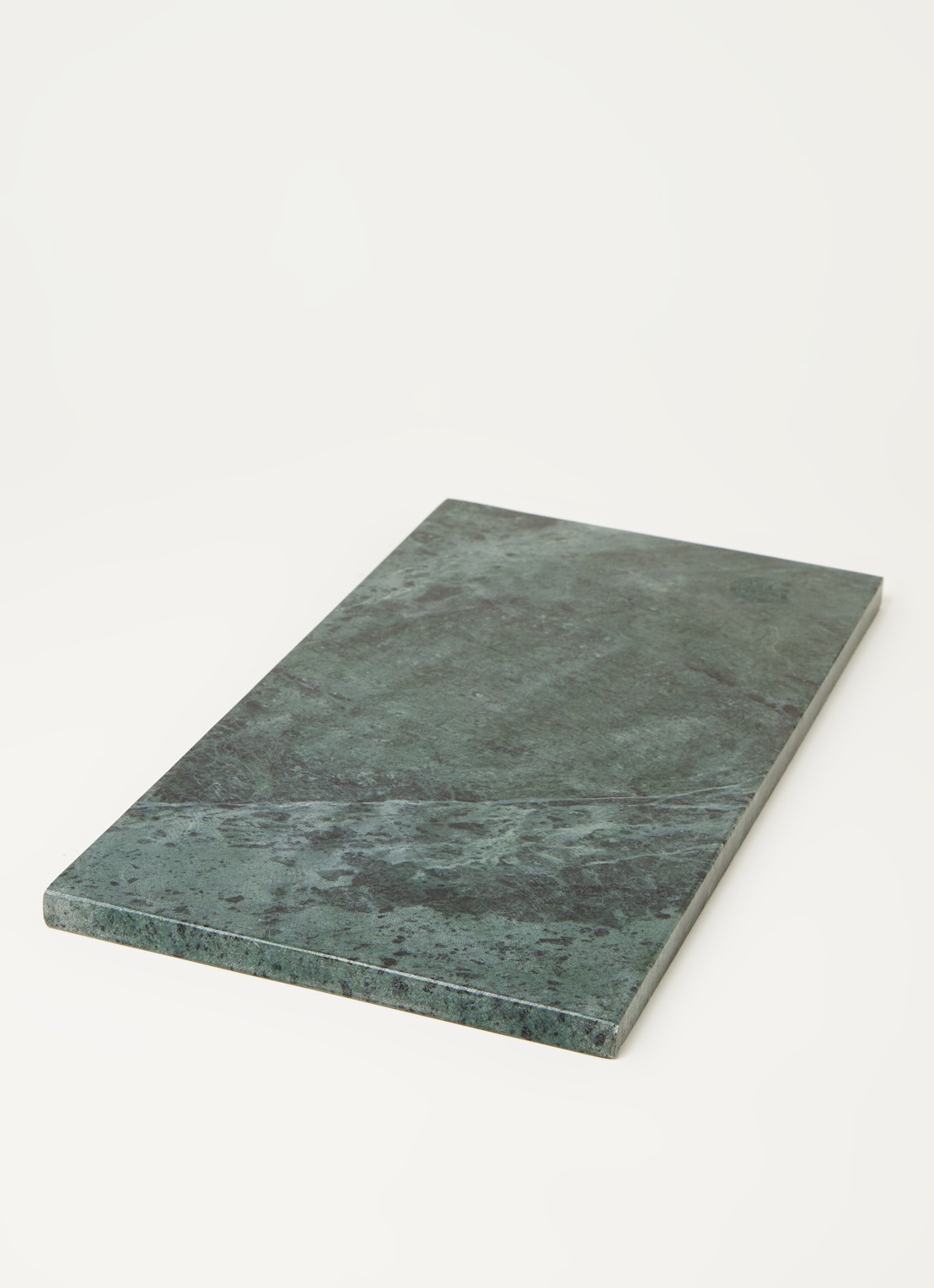 Stoned Bruce M snij-/serveerplank van marmer 20 x 40 cm - voorkant 2 groen