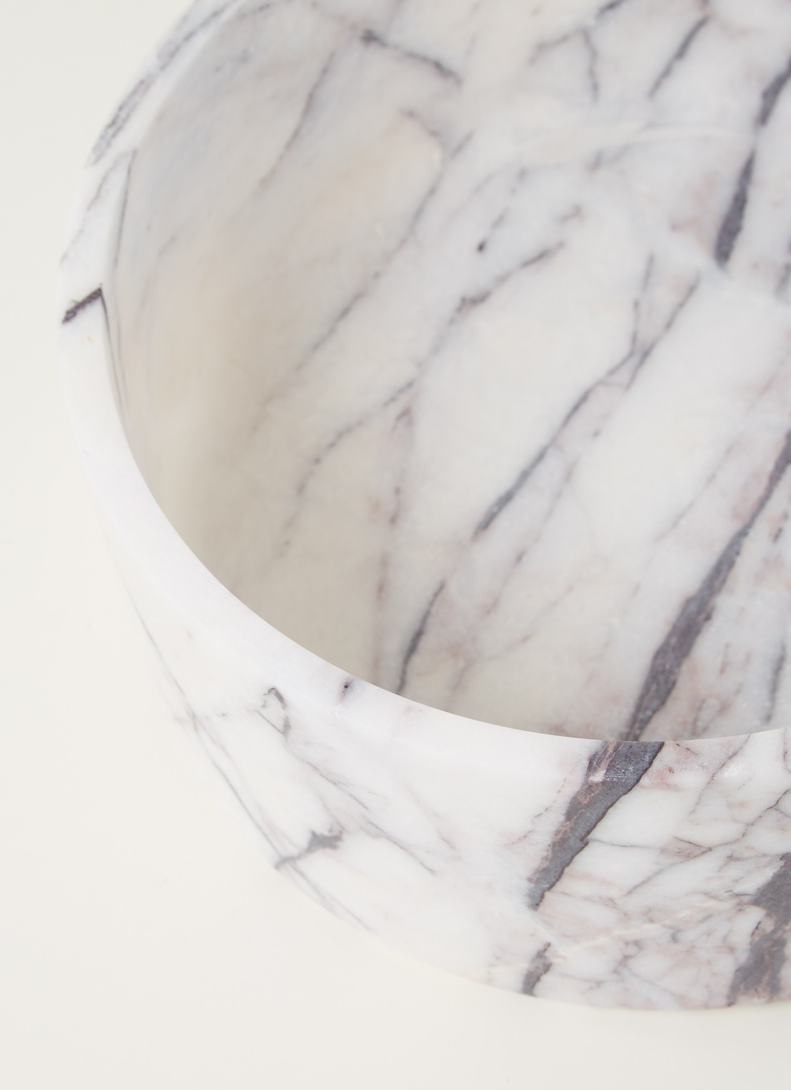 Stoned Fruitschaal 24 cm - detail 3 wit