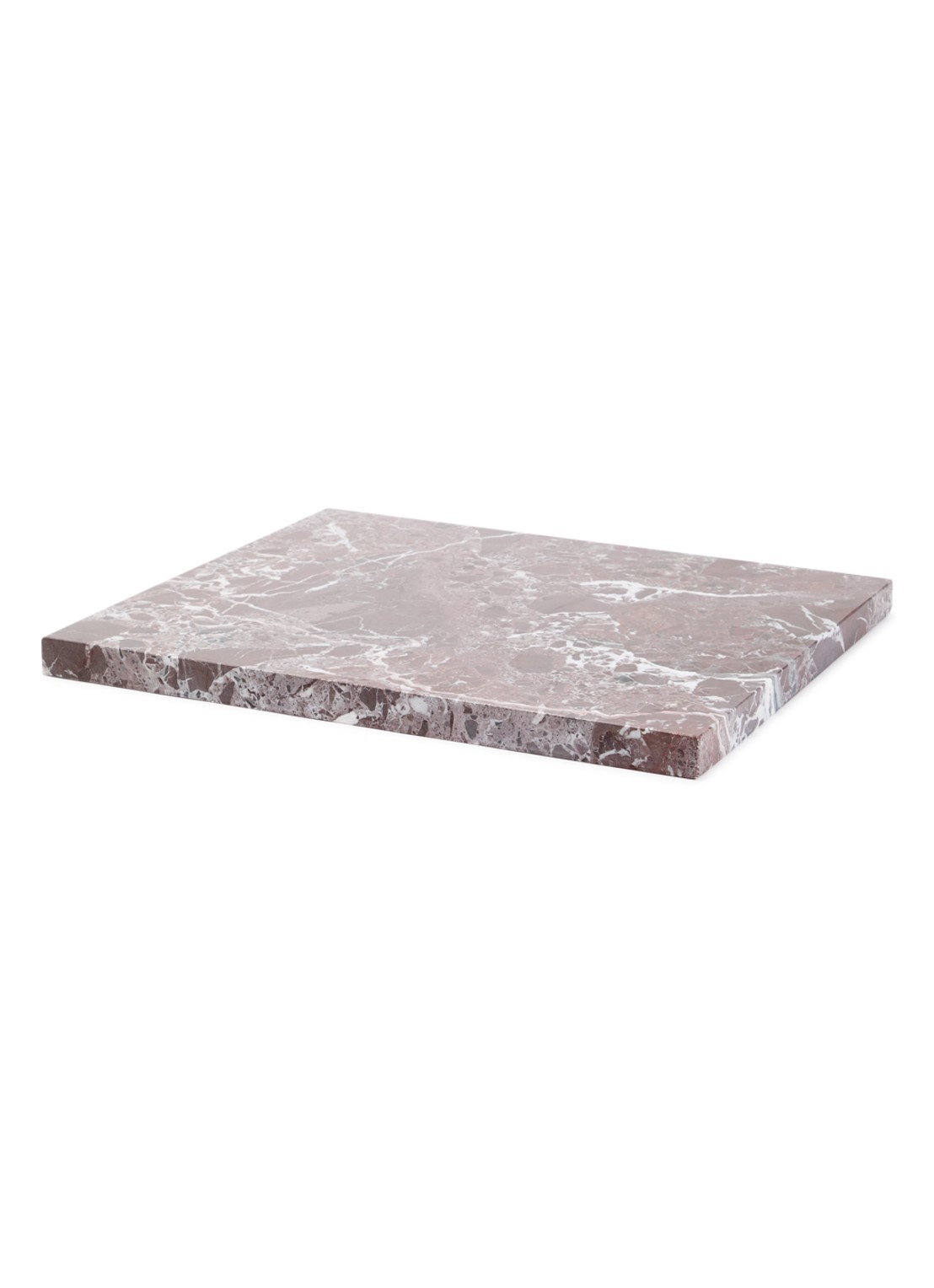 Stoned Keukenplank 40 x 38,5 cm - voorkant bordeauxrood