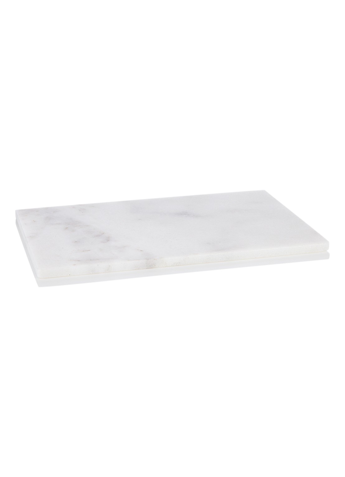 Stoned Keukenplank van marmer 40 x 60 cm - voorkant wit