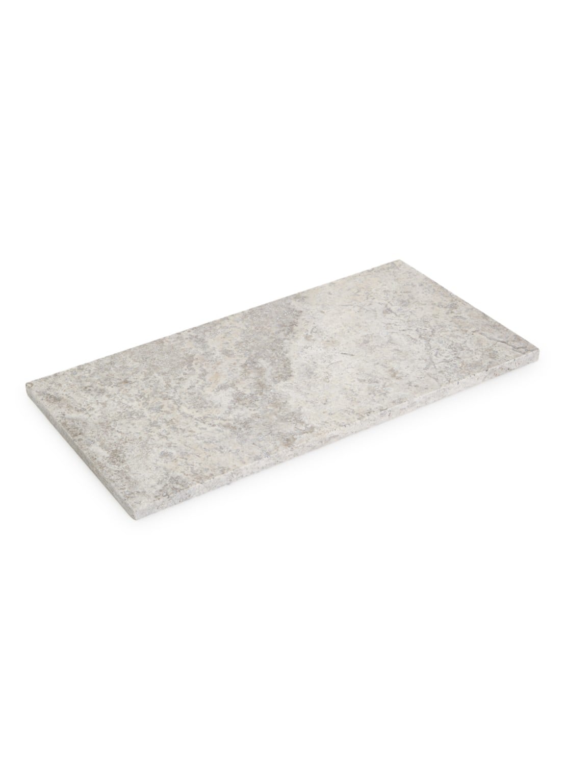 Stoned Marmer serveerplank M 20 x 40 cm - voorkant grijs