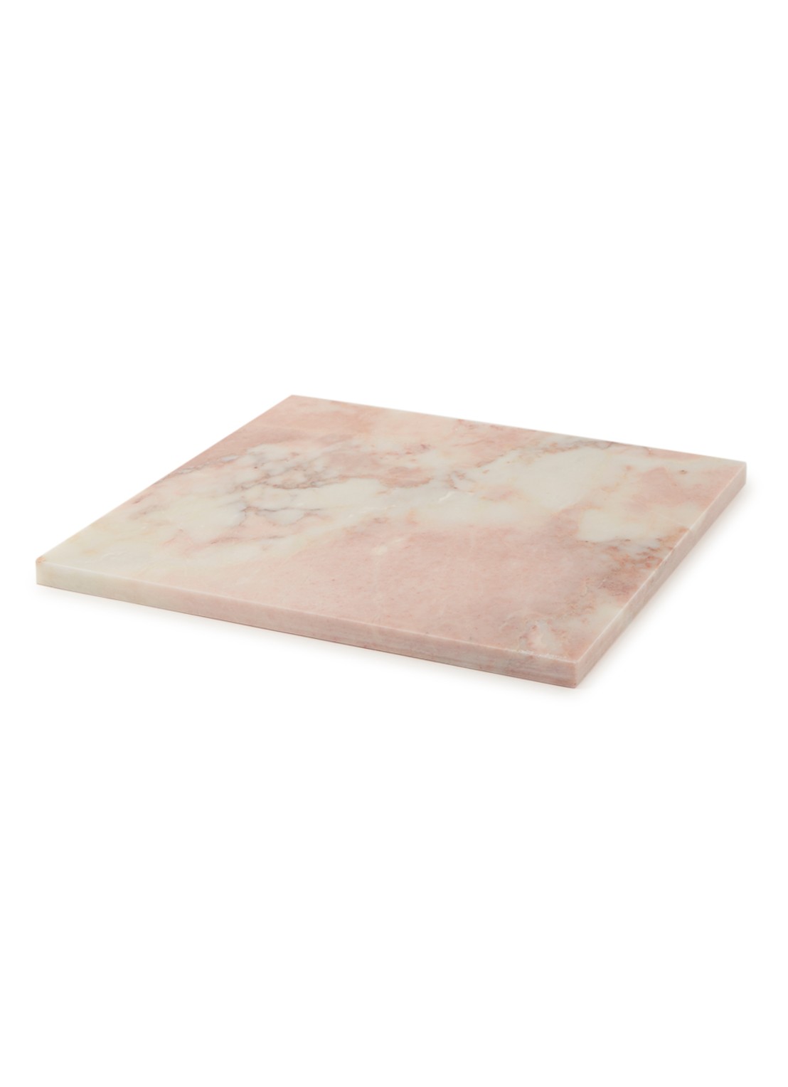 Stoned Serveerplank 40 x 40 cm - voorkant roze
