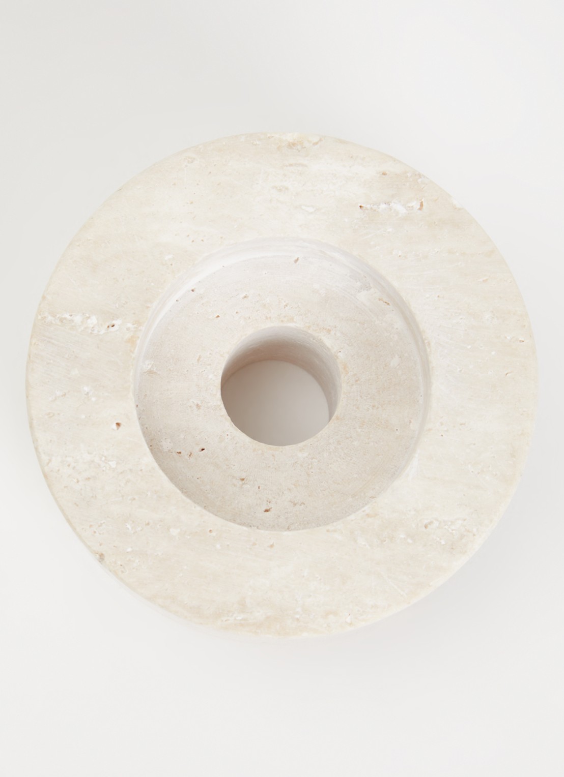 Stoned Tavern onderzetter 11 cm set van 4 - voorkant 2 beige