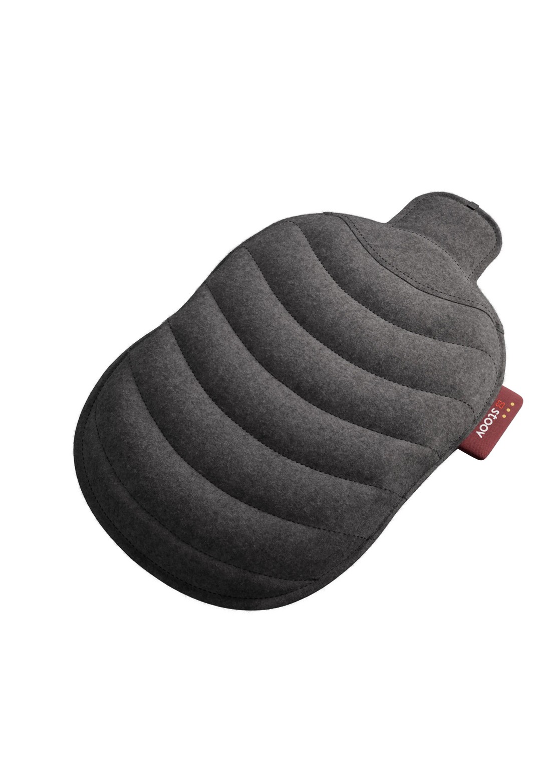 Stoov Huddle³ warmtekussen 35 x 58 cm - voorkant 2 grijs