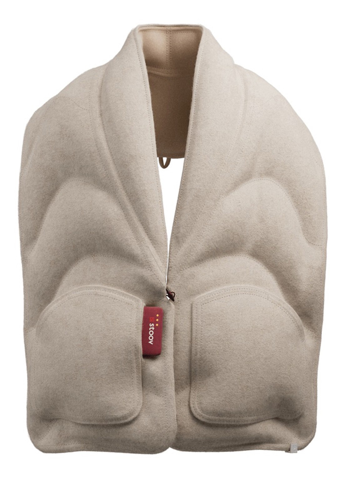 Stoov Kokoon³ XL sjaal 35 x 190 cm - voorkant 5 beige