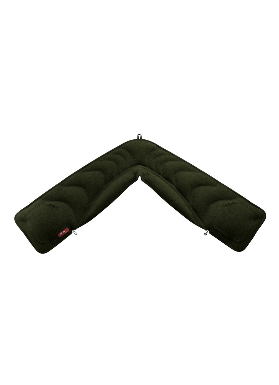 Stoov Kokoon³ XL sjaal 35 x 190 cm - detail 4 mosgroen