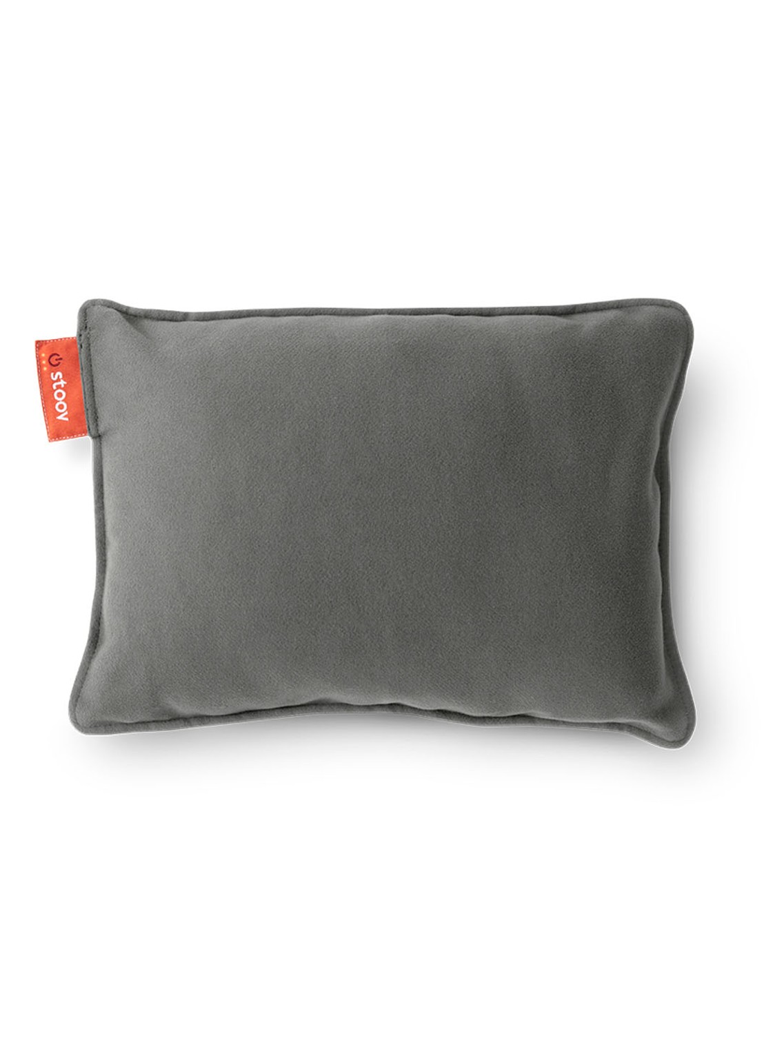 Stoov Ploov Original oplaadbaar warmtekussen 45 x 60 cm - voorkant 2 donkergrijs