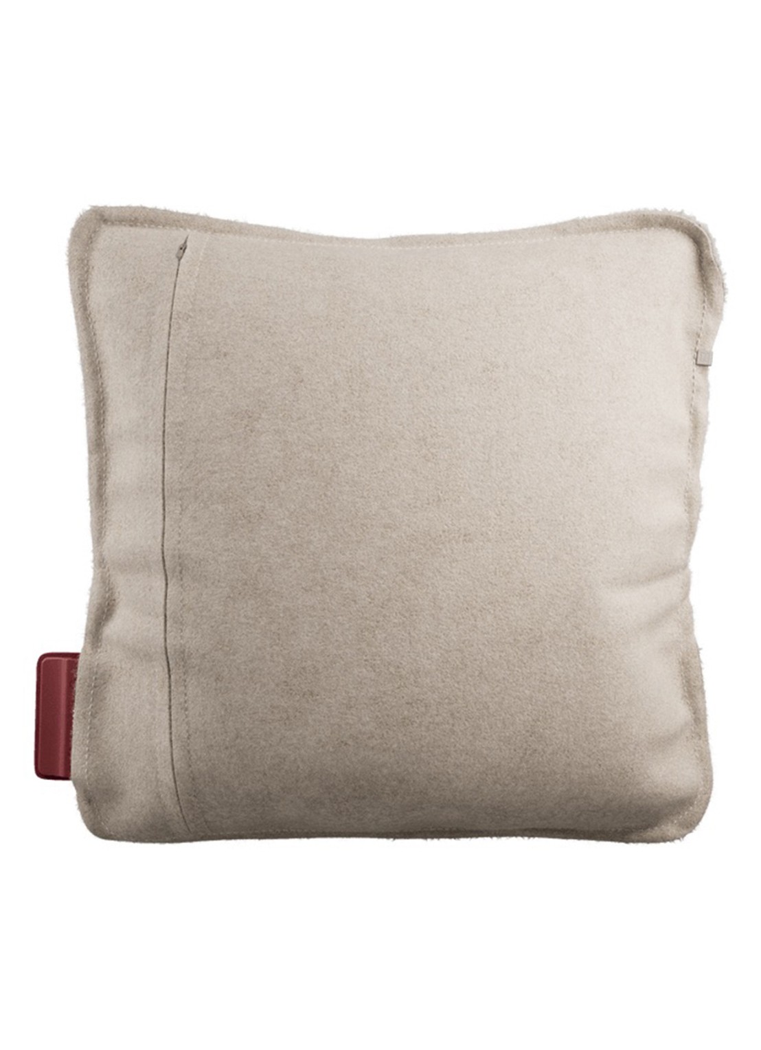 Stoov Ploov³ warmtekussen 45 x 45 cm - achterkant 4 gebroken wit