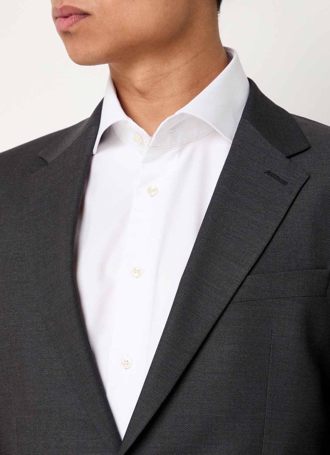 Strellson Aidan slim fit colbert  - detail 7 antraciet