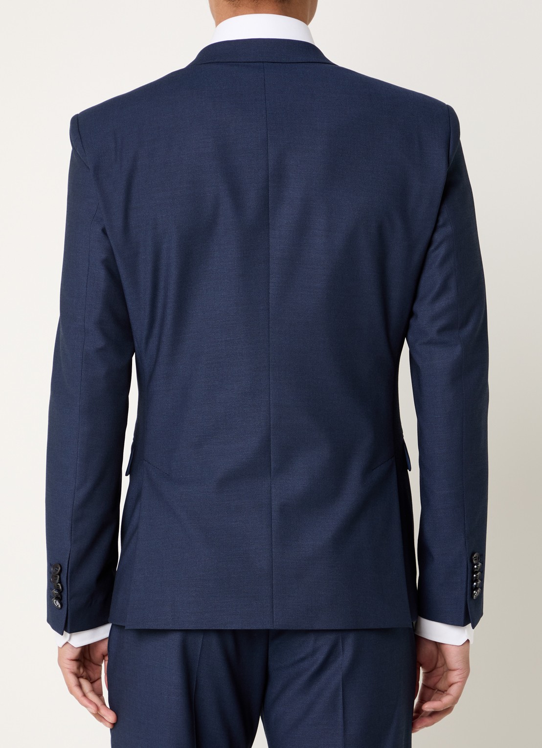 Strellson Aidan slim fit colbert  - achterkant 3 donkerblauw