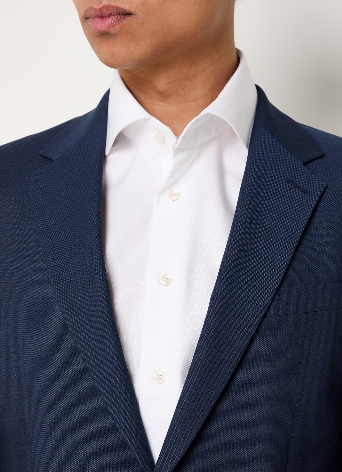 Strellson Aidan slim fit colbert  - detail 7 donkerblauw