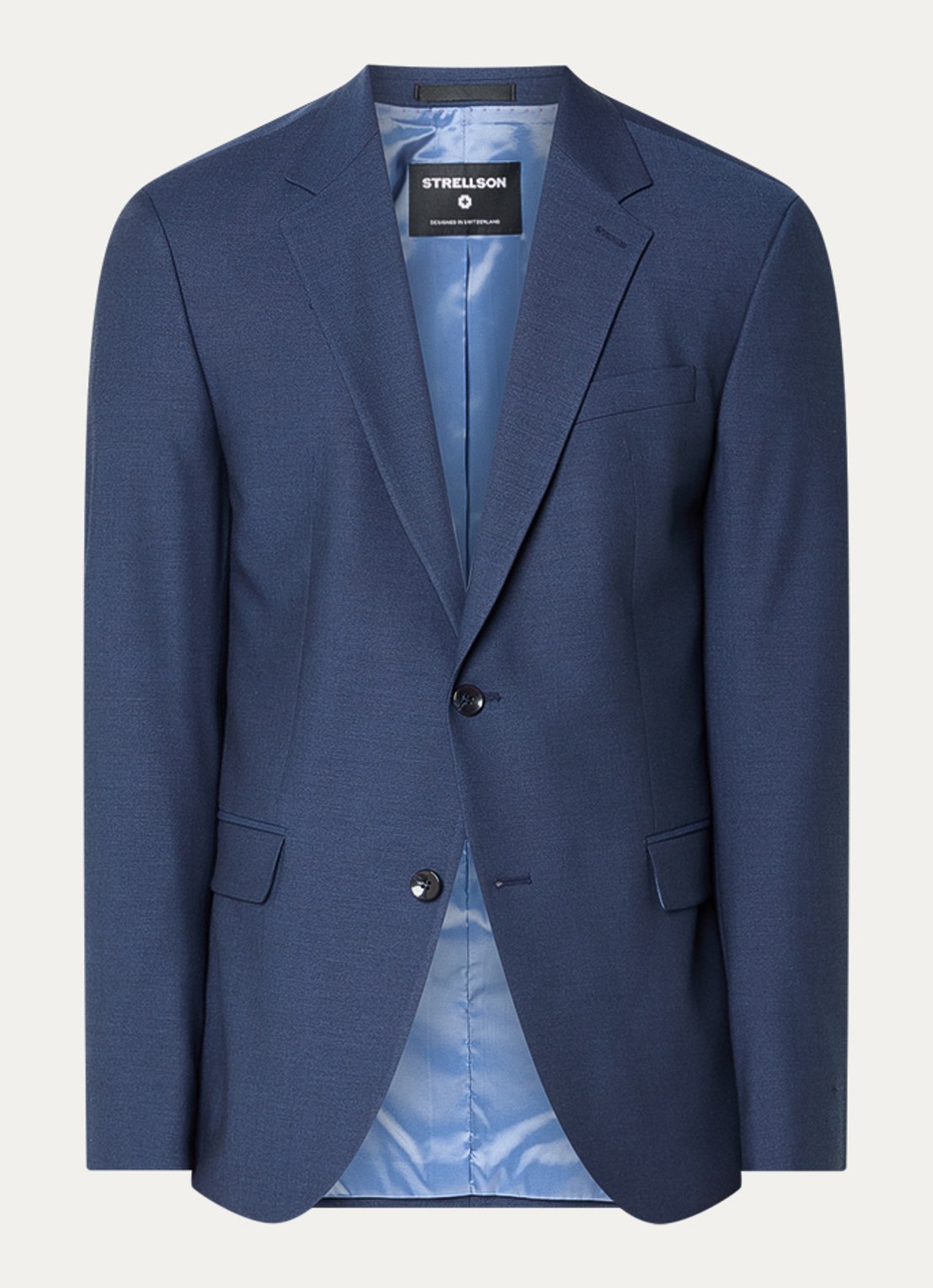 Strellson Aidan slim fit colbert  - voorkant donkerblauw