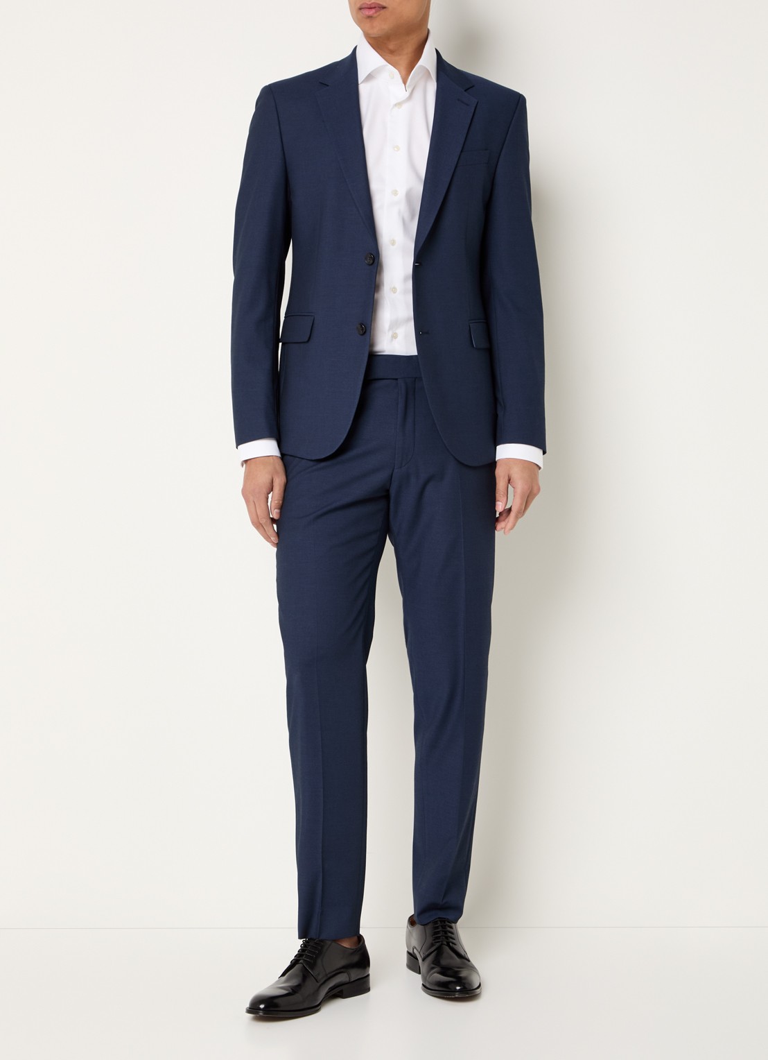 Strellson Aidan slim fit colbert  - voorkant 2 donkerblauw
