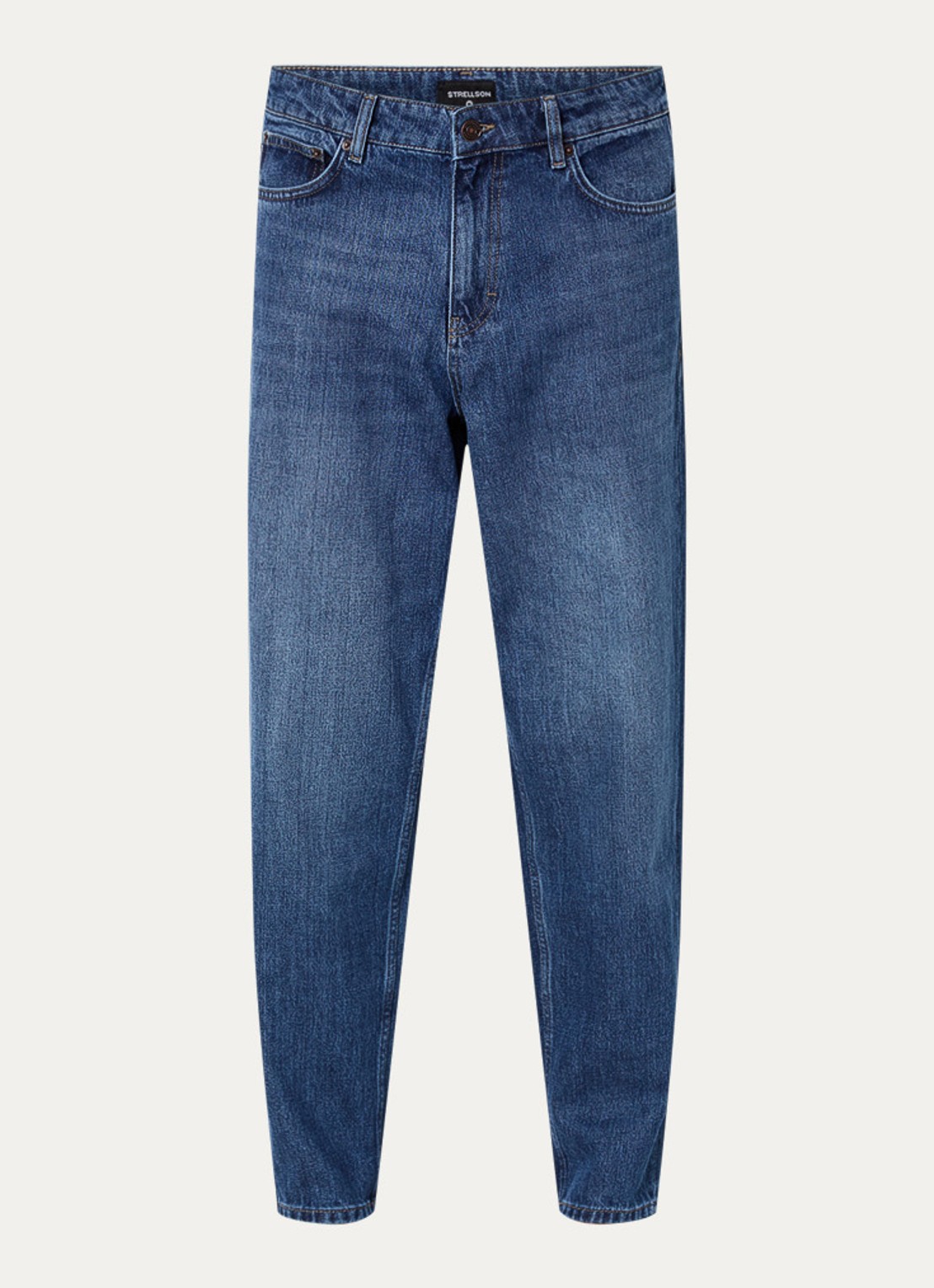 Strellson Loose fit jeans met donkere wassing - voorkant 4 indigo