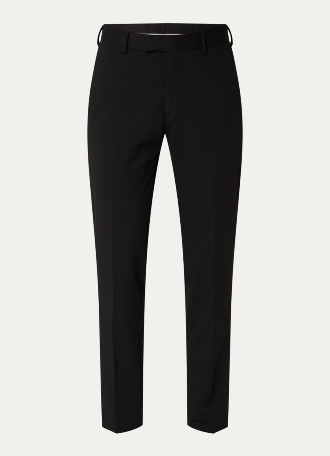 Strellson Melwin slim fit pantalon met steekzakken - voorkant 5 zwart