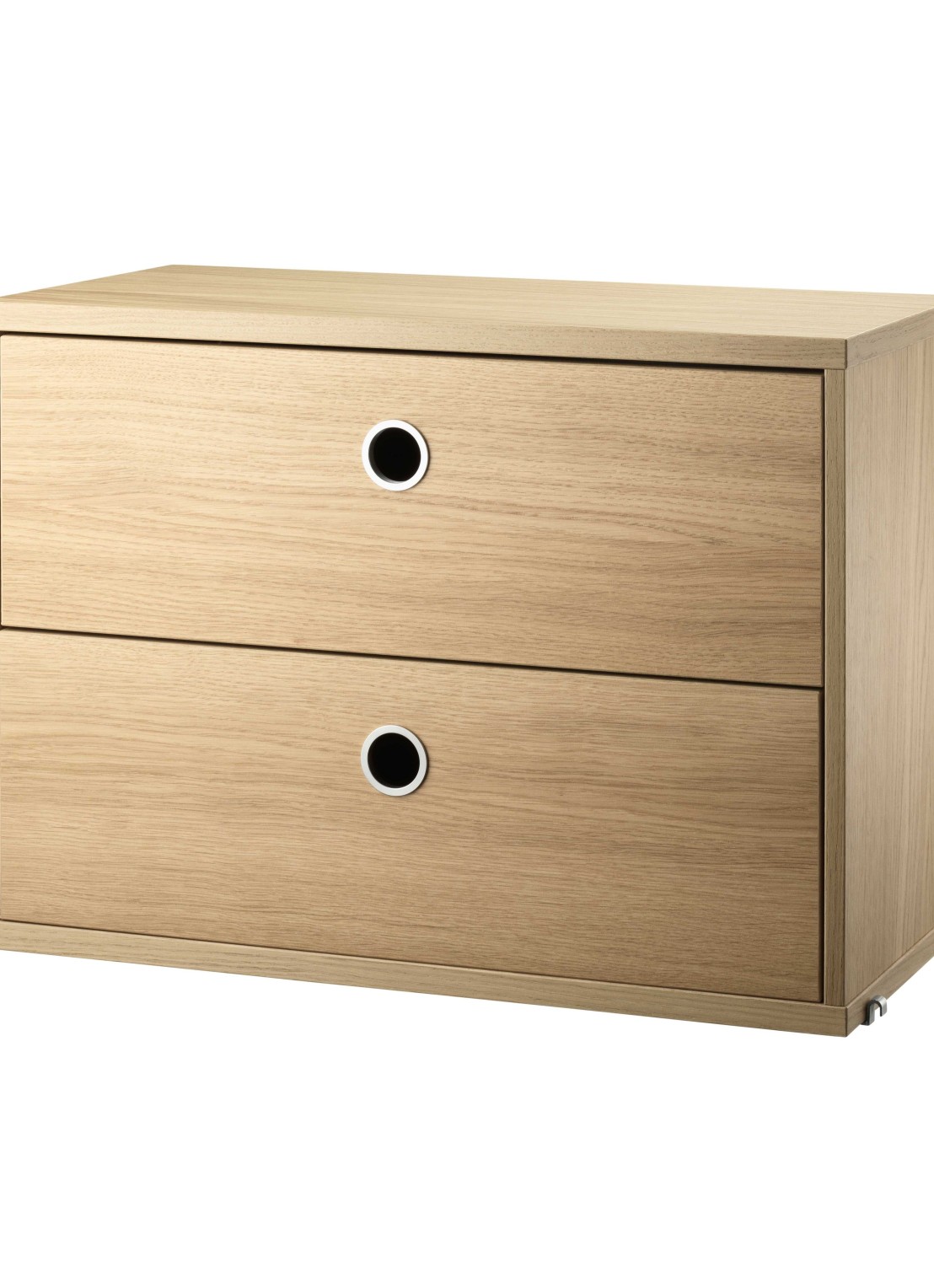 String Furniture Cabinet with two drawers  - voorkant beige