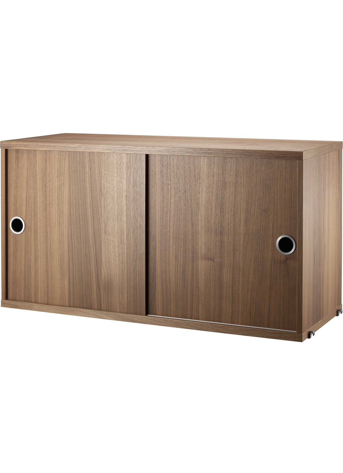 String Furniture Kast met schuifdeur  - voorkant bruin