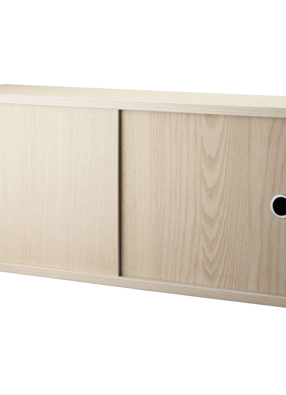 String Furniture Kast met schuifdeur  - voorkant naturel