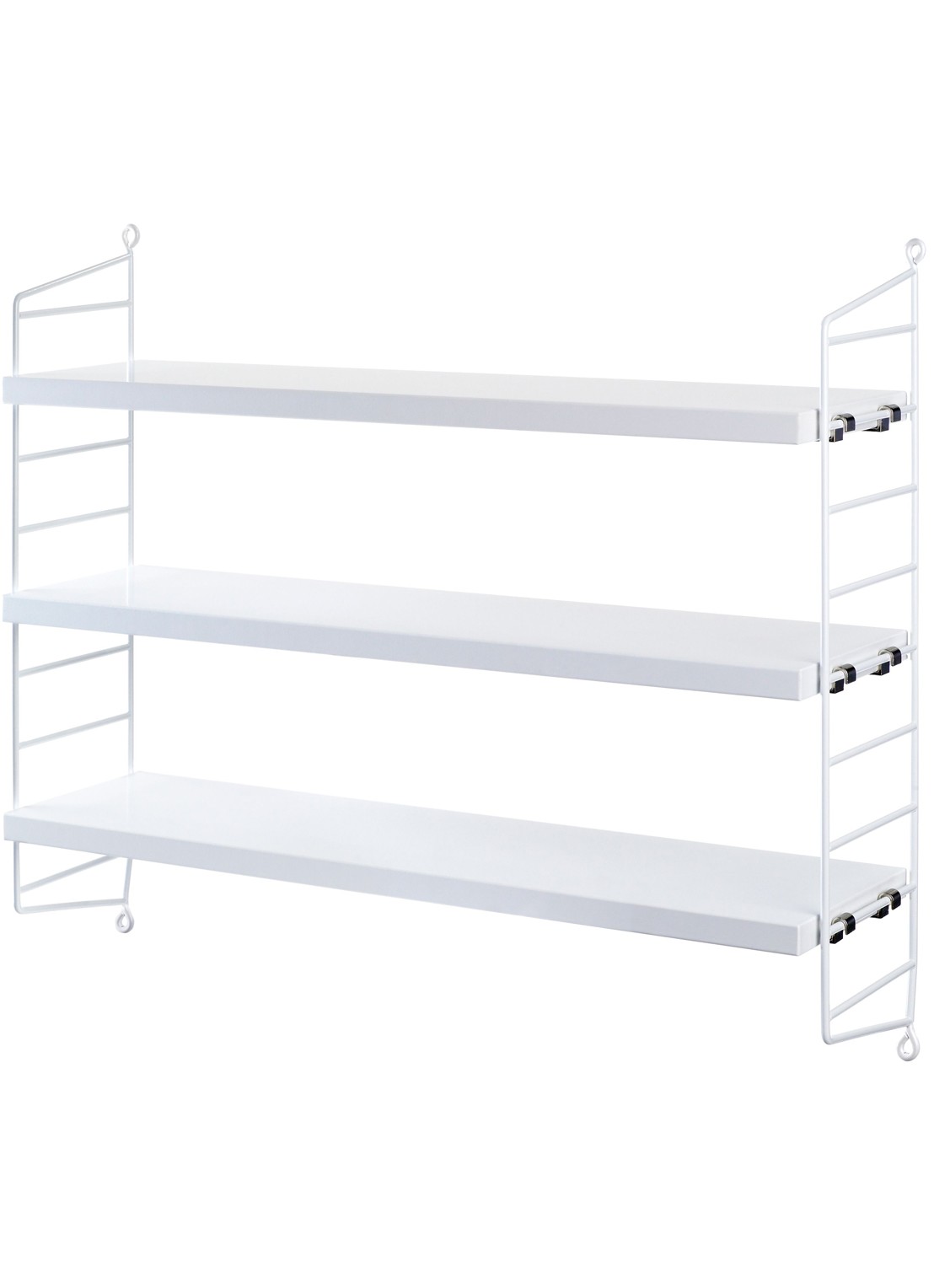 String Furniture Pocket wandkast  - voorkant wit