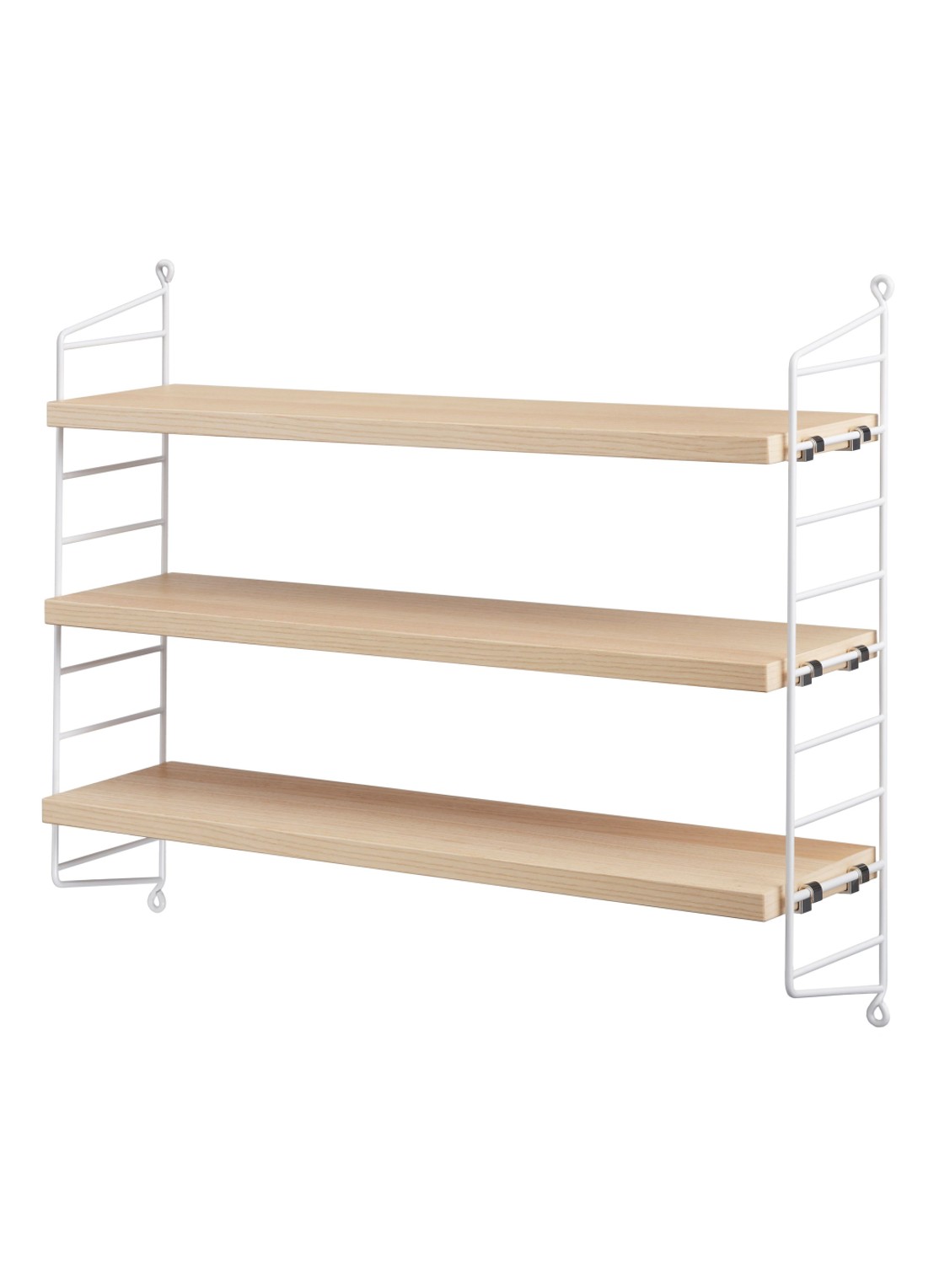 String Furniture Pocket wandkast  - voorkant wit