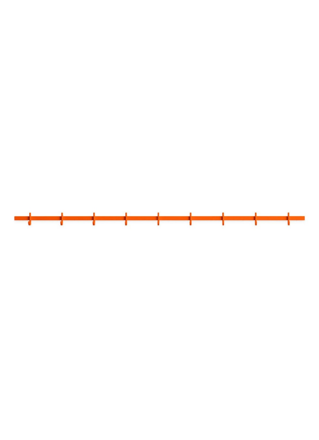 String Furniture Relief wandkapstok 123  - voorkant oranje