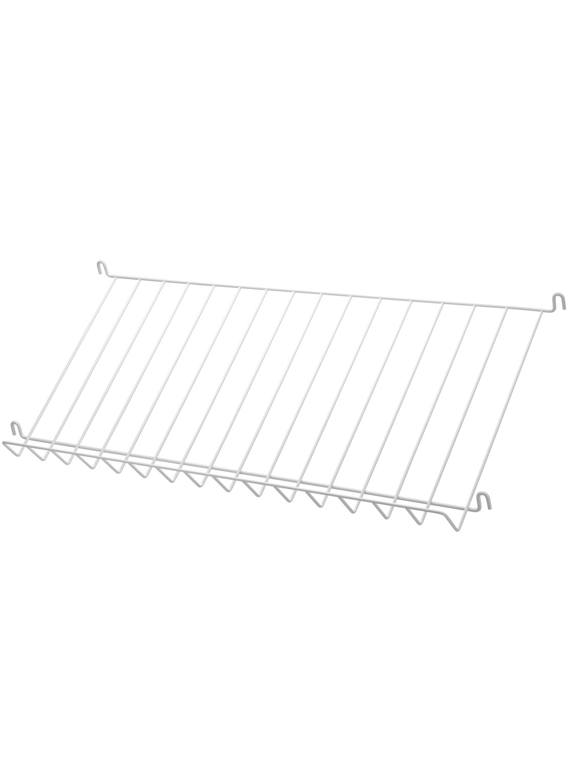 String Furniture Tijdschriftenrek  78 x 30 cm  - voorkant wit