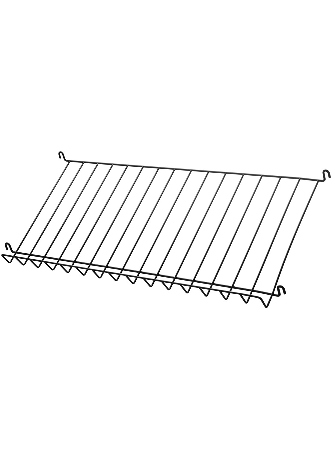 String Furniture Tijdschriftenrek  78 x 30 cm - voorkant zwart