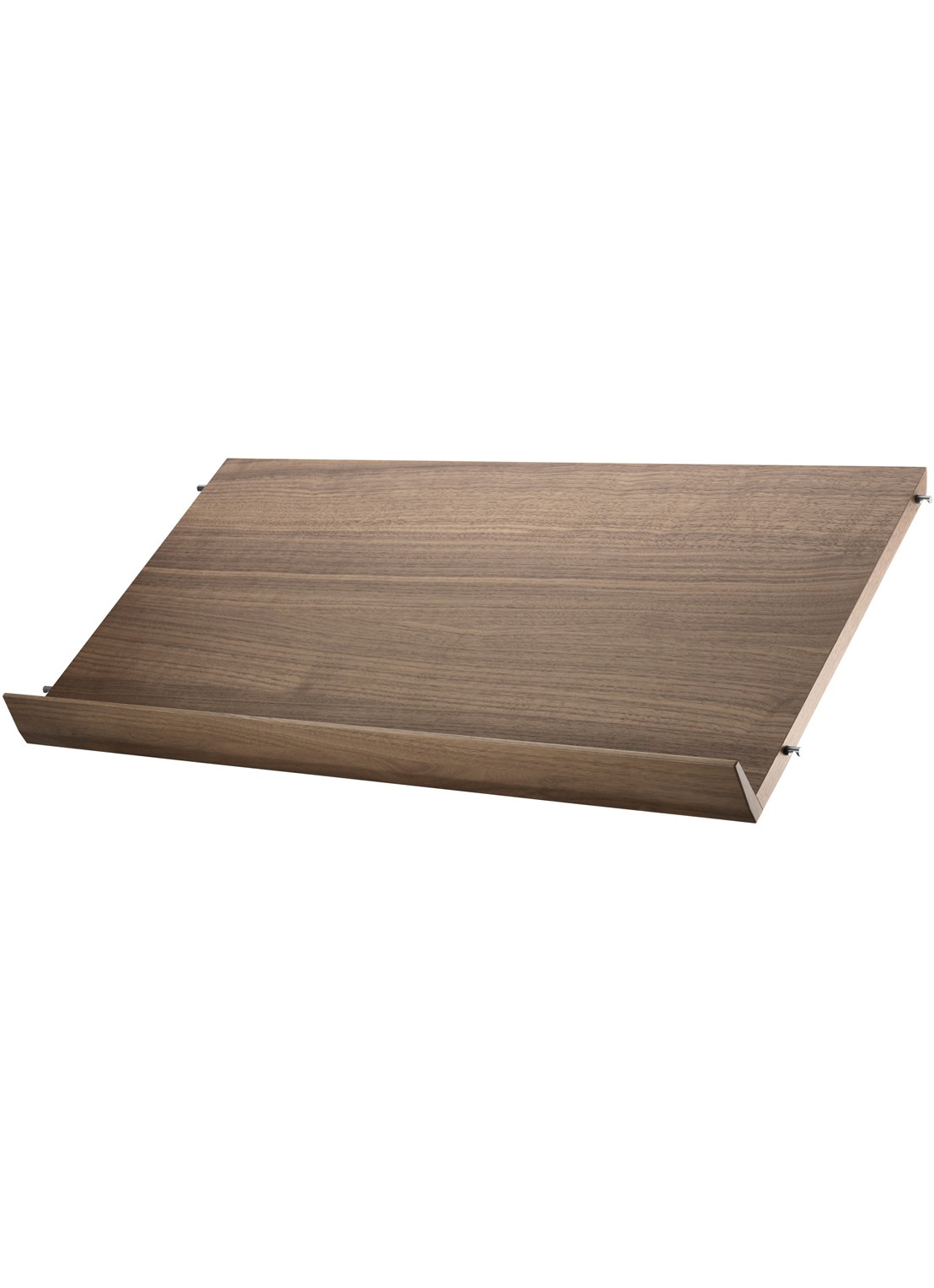 String Furniture Tijdschriftenrek 78 x 30 cm  - voorkant bruin