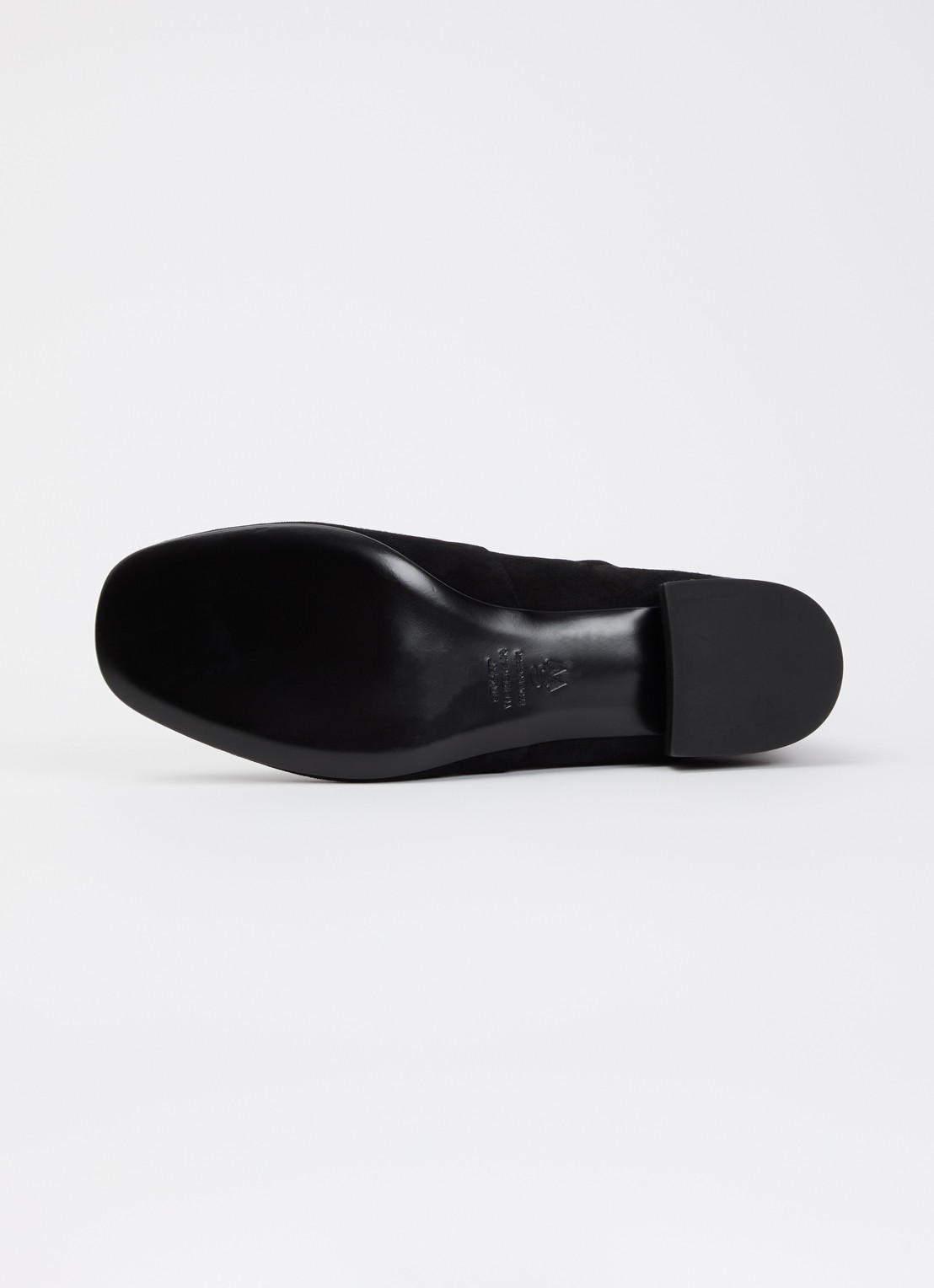 Stuart Weitzman Bacari enkellaarsje van suède - detail 3 zwart