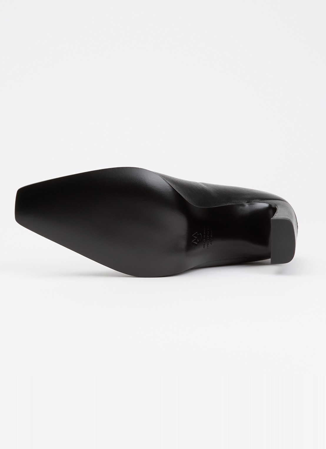Stuart Weitzman Stassi Stretch 85 enkellaarsje van leer - detail 4 zwart