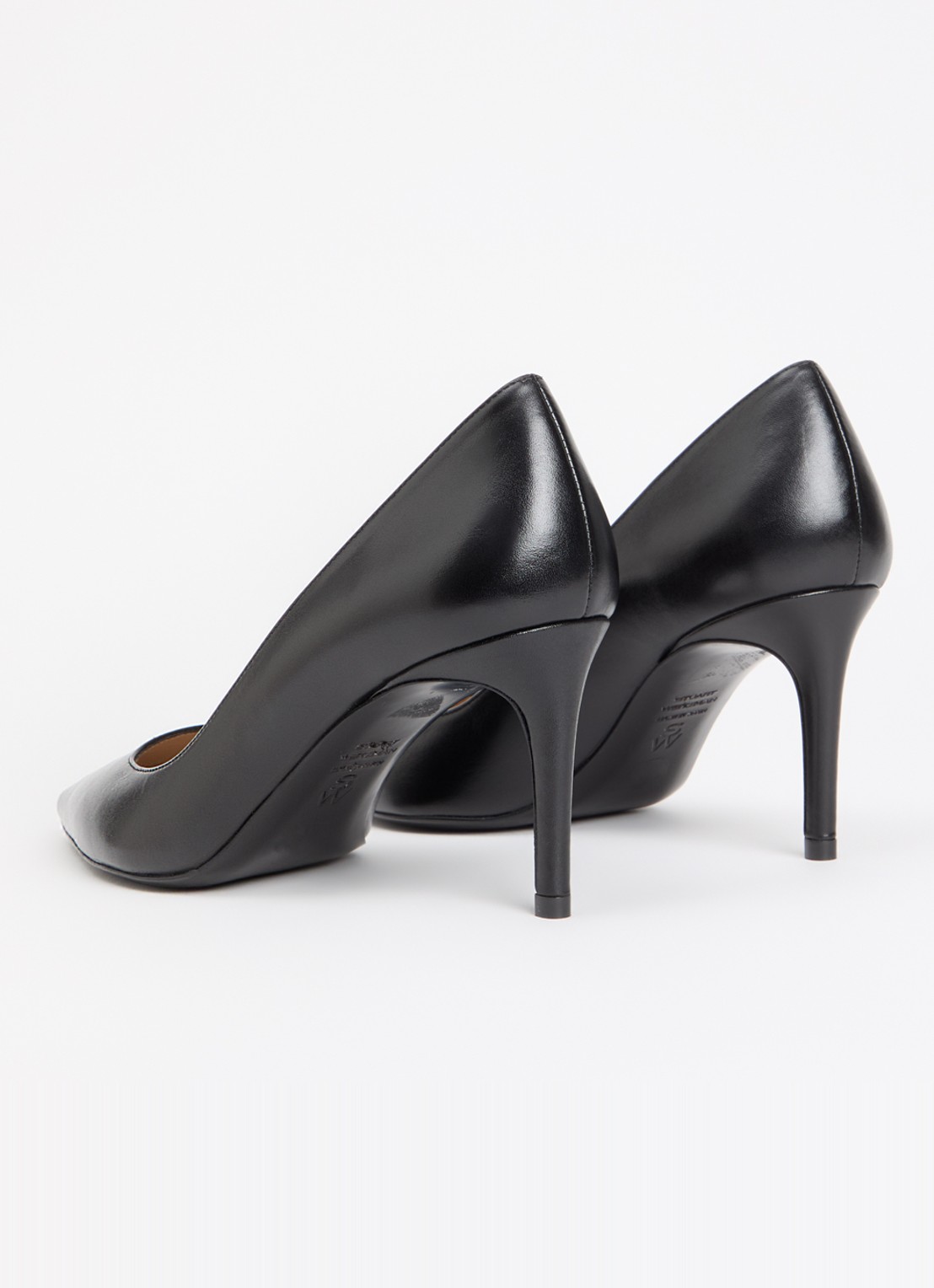 Stuart Weitzman Stuart Power 75 pump van kalfsleer - achterkant 4 zwart