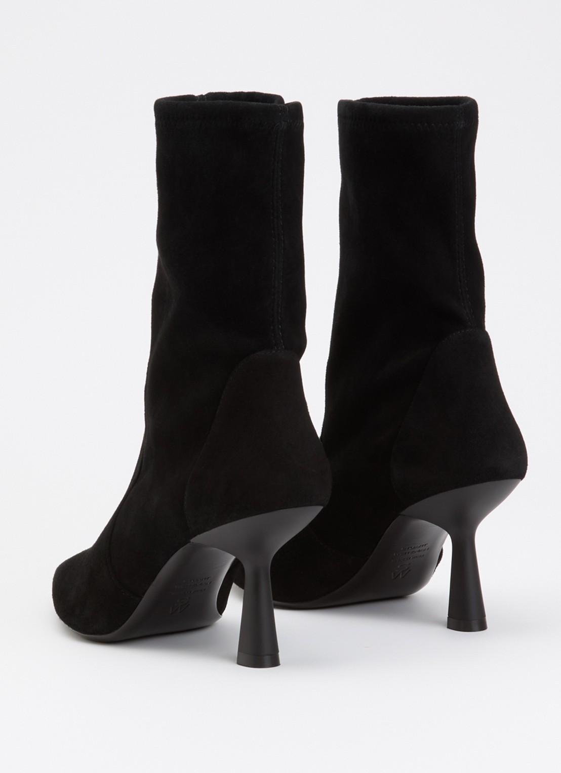 Stuart Weitzman Stuart Supersculpt 75 laars van suède - achterkant 4 zwart