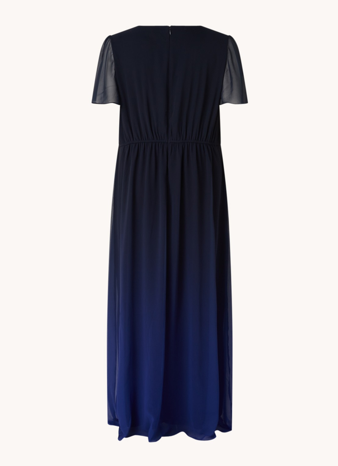Studio 8 Betty maxi jurk met ombre kleurverloop - achterkant blauw