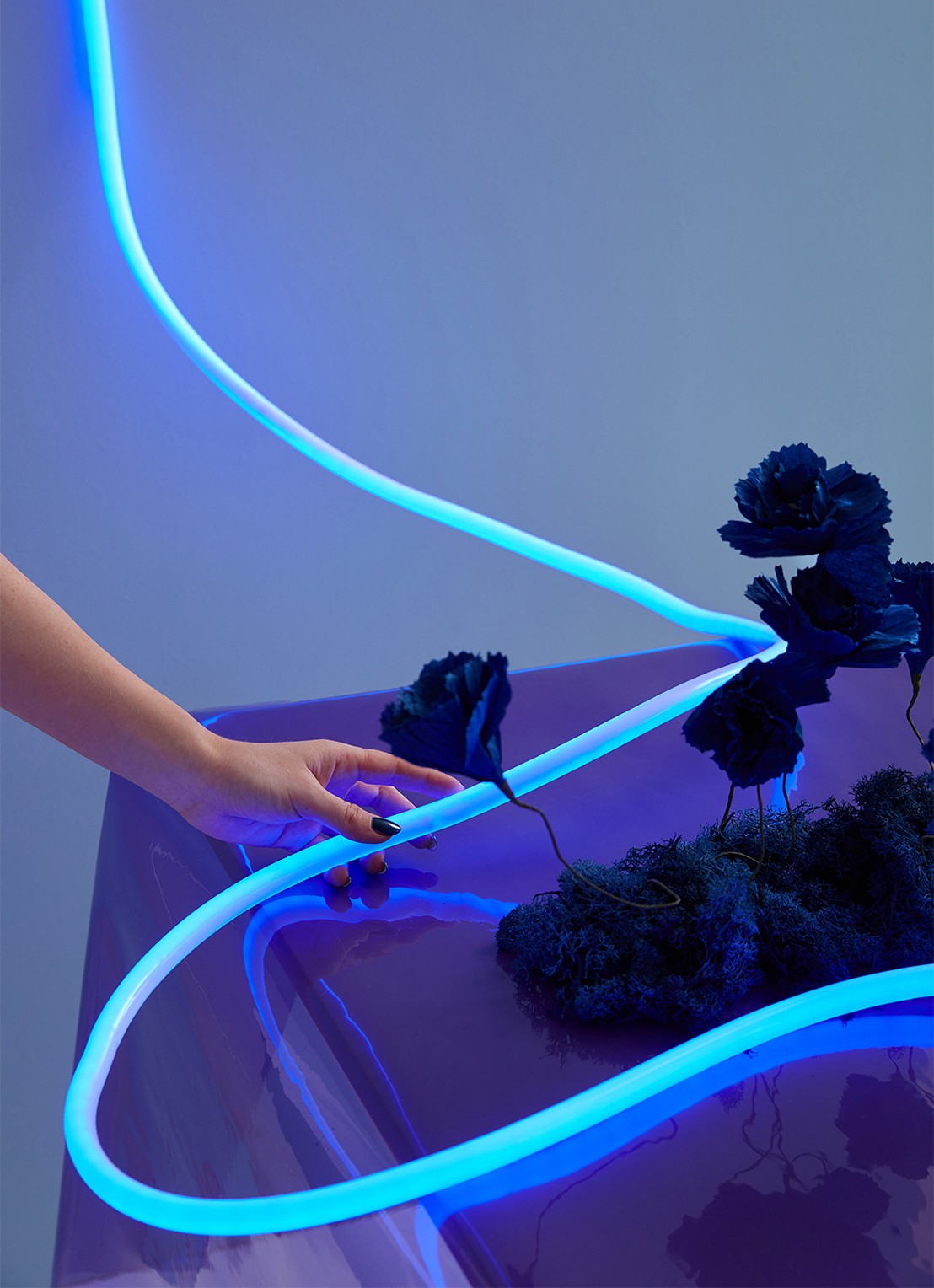 Studio About Flex Tube ledverlichting 5 meter - detail 2 blauw