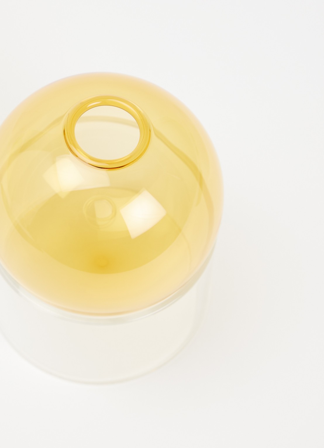 Studio About Flower Bubble vaas 10 cm - voorkant 4 geel
