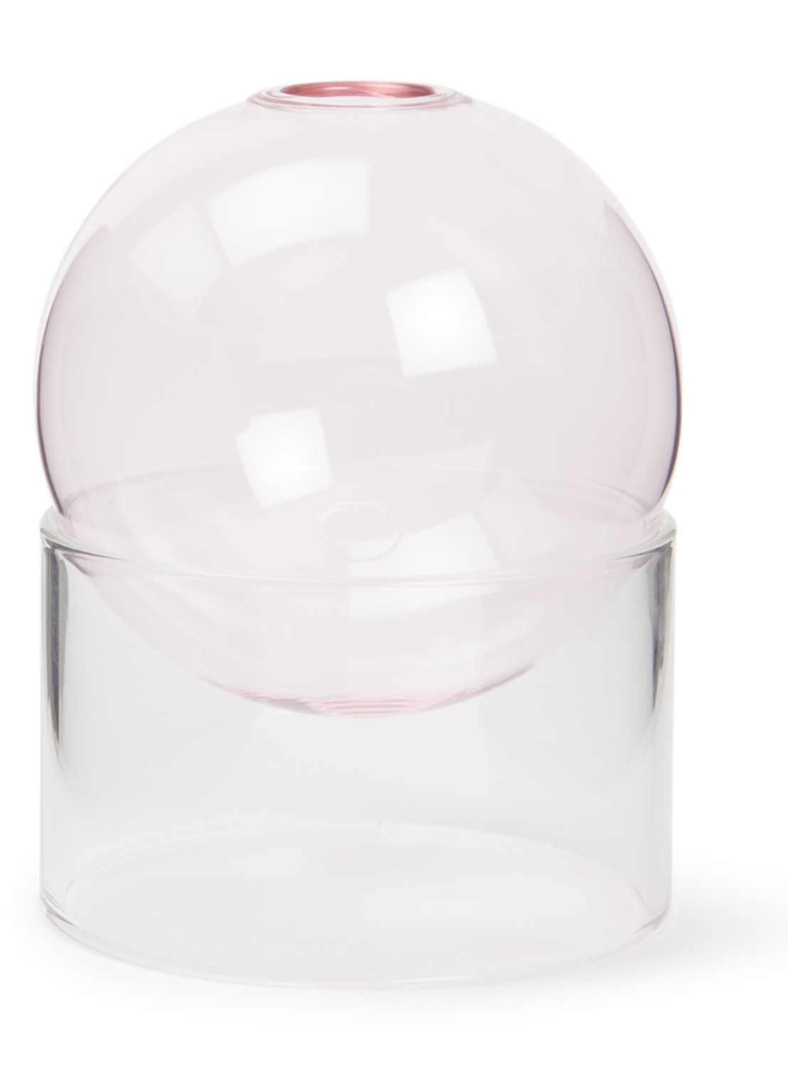 Studio About Flower Bubble vaas 10 cm - voorkant roze