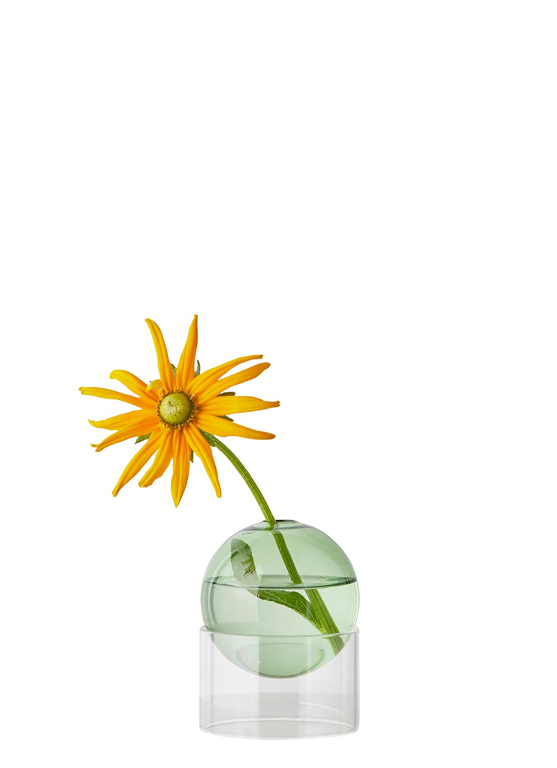 Studio About Flower Bubble vaas 10 cm - voorkant 3 groen