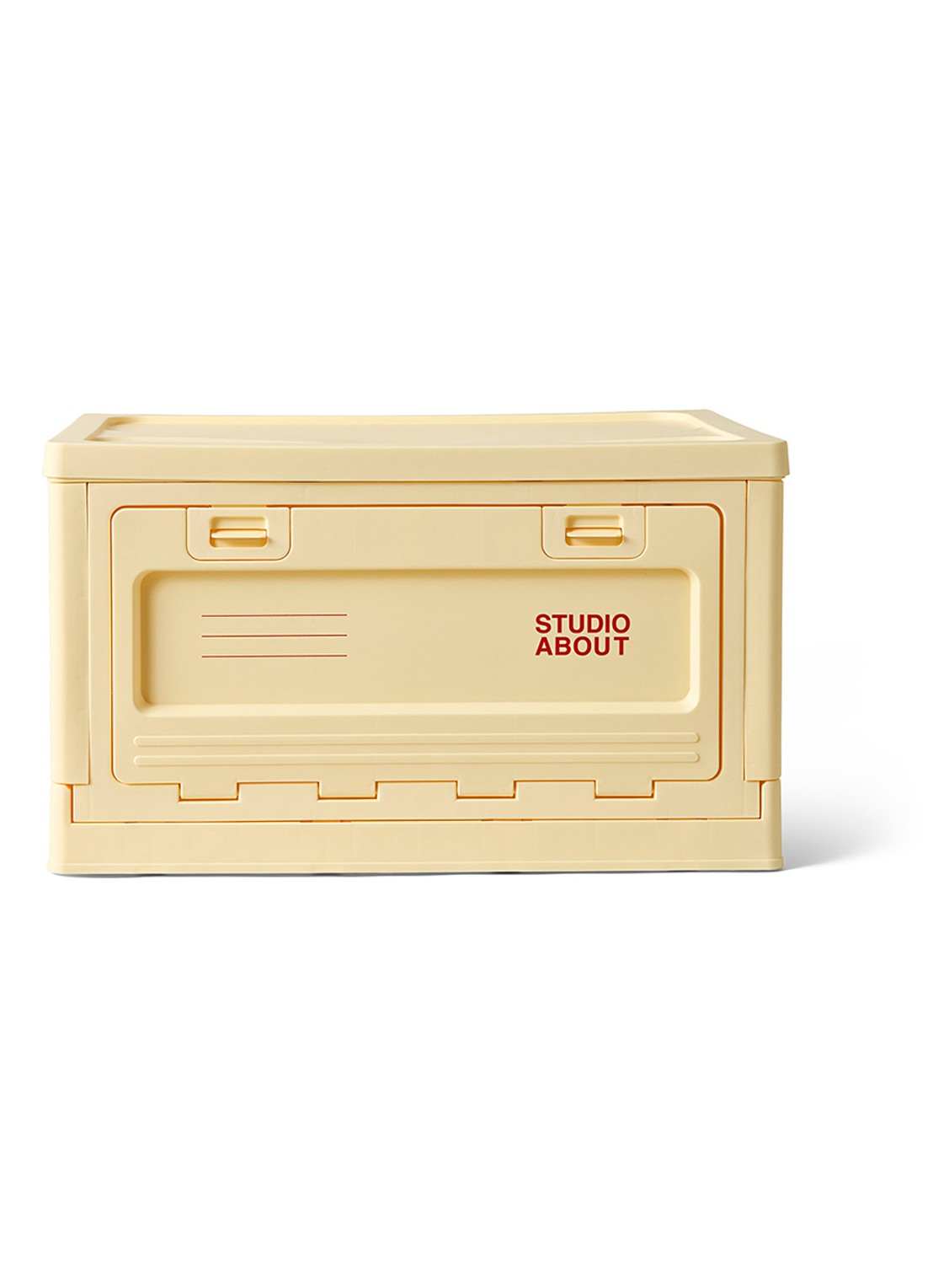 Studio About Large opbergbox 35,5 x 50 cm - voorkant 6 lichtgeel