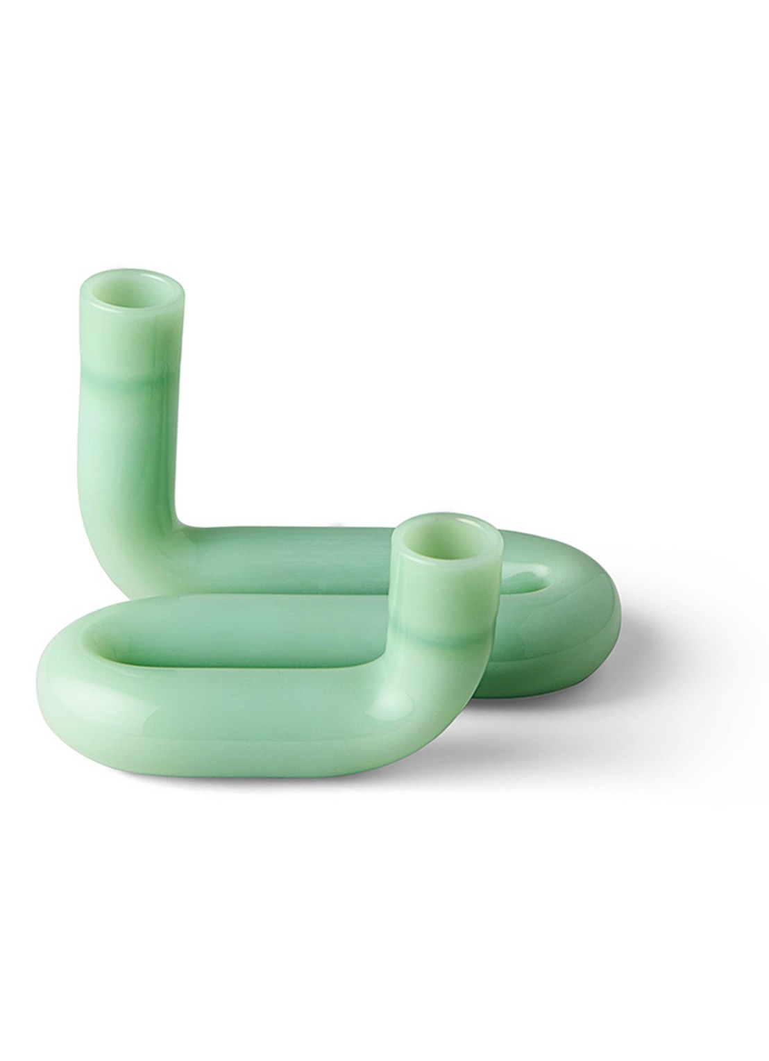 Studio About Wave kandelaar 10 cm - voorkant 7 gebroken wit