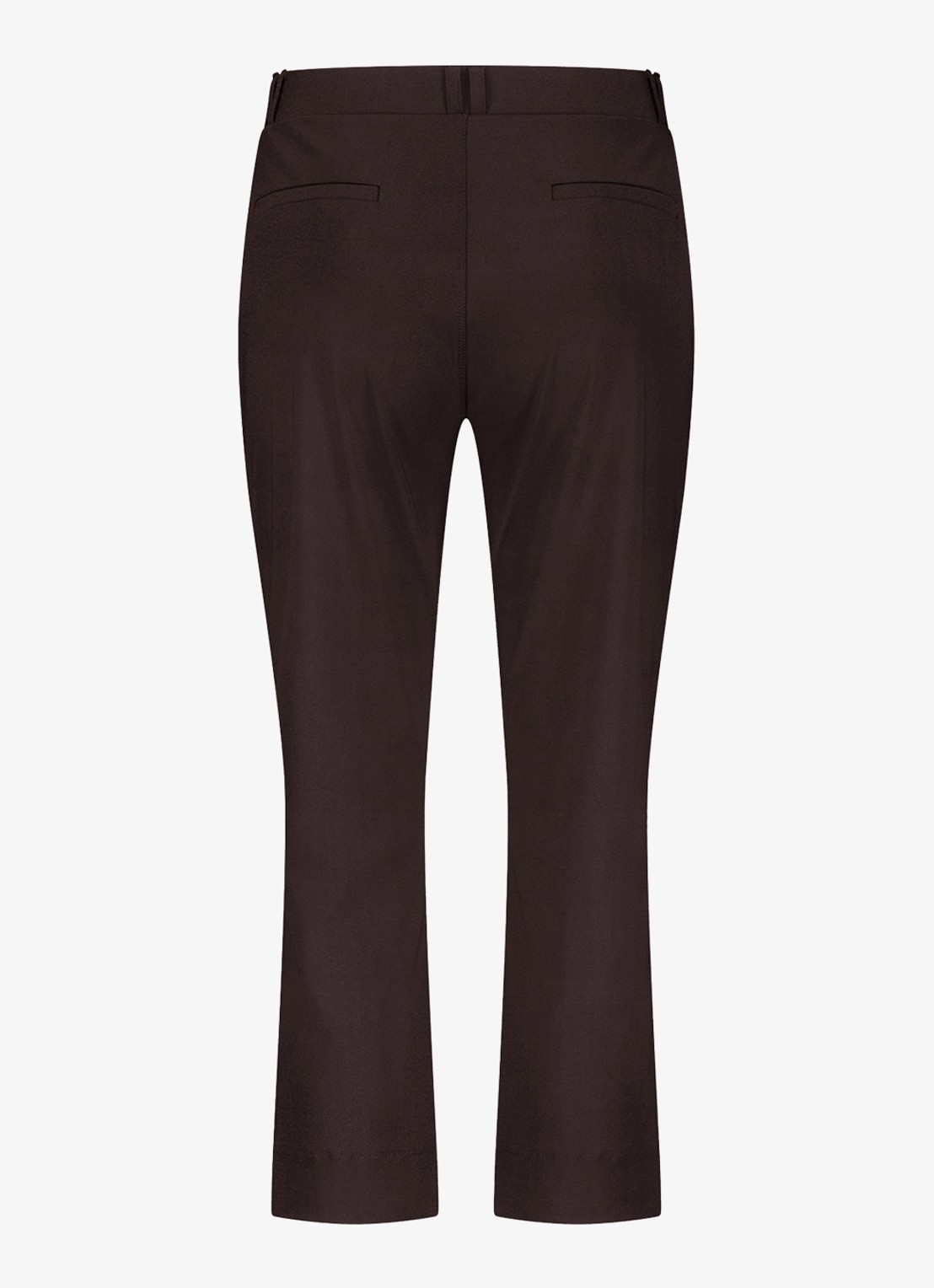 Studio Anneloes Anne straight fit mid waist capri broek - achterkant 3 bruin