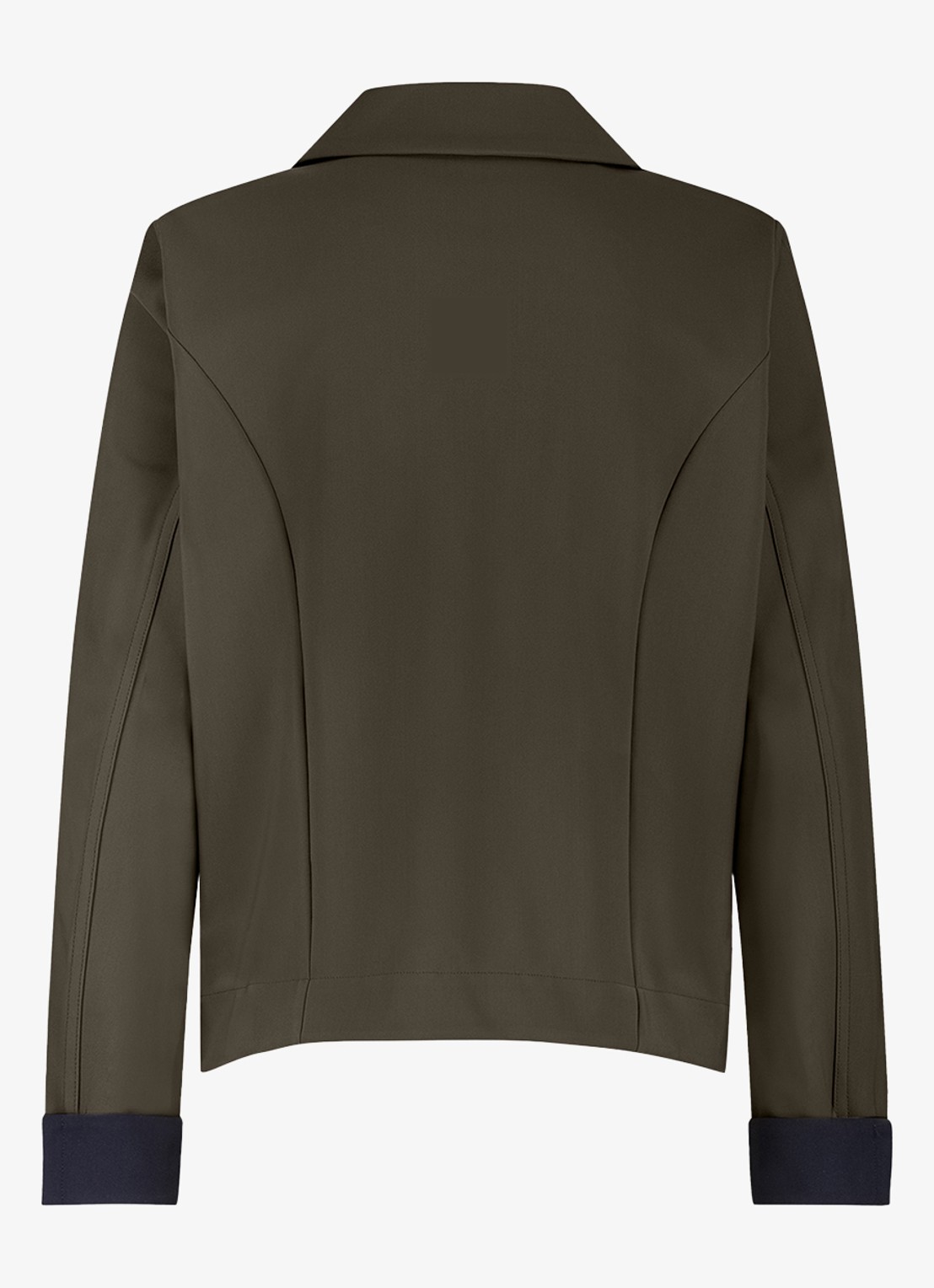 Studio Anneloes Blouse met kraag - achterkant 3 legergroen