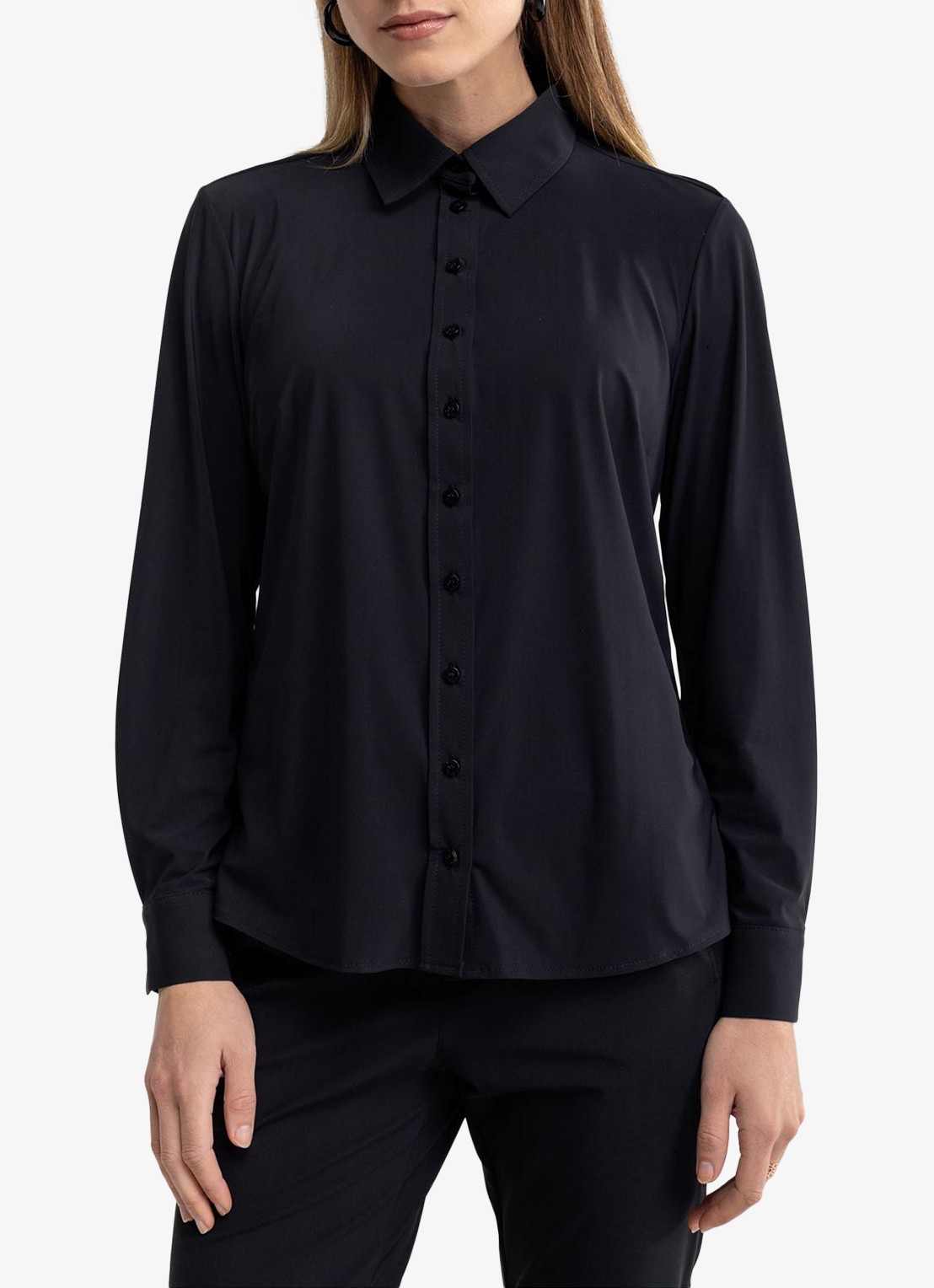 Studio Anneloes Bobby blouse met ballonmouw - detail 3 zwart