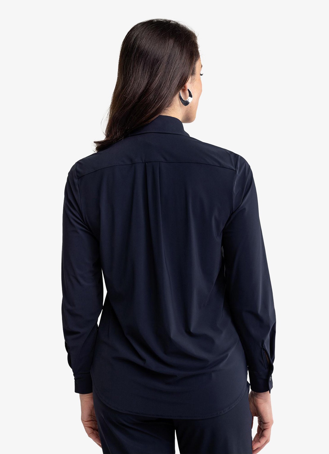 Studio Anneloes Bobby blouse met ballonmouw - achterkant 4 donkerblauw