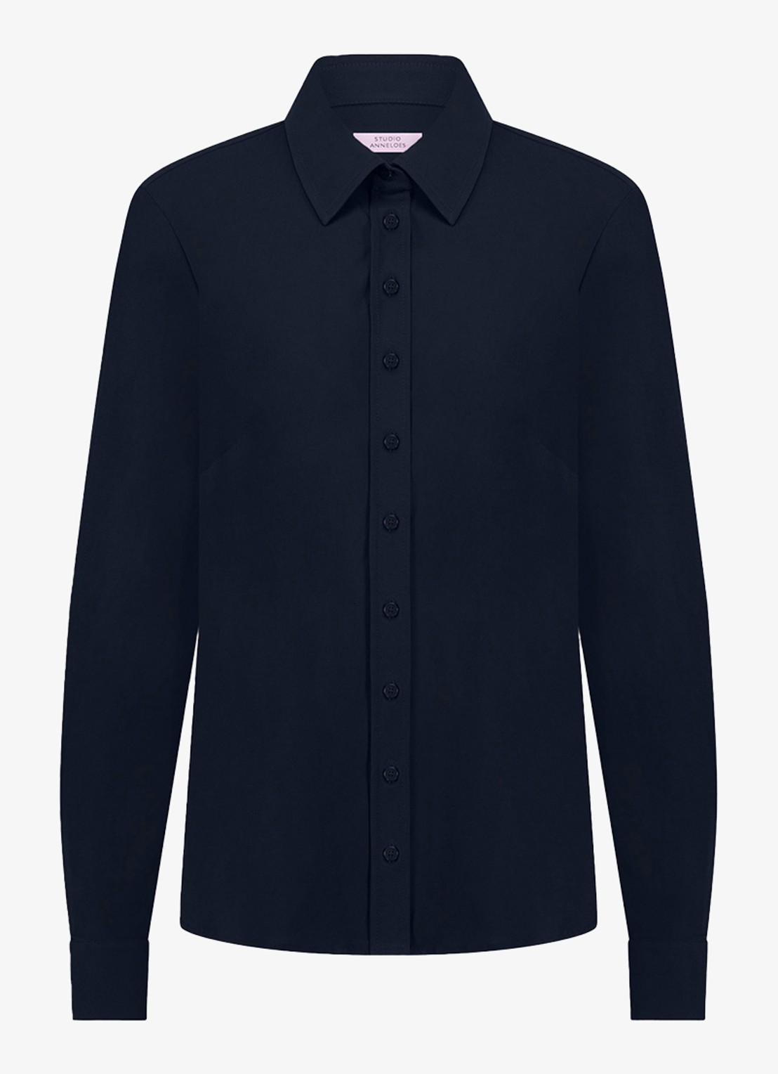 Studio Anneloes Bobby blouse met ballonmouw - voorkant 5 donkerblauw
