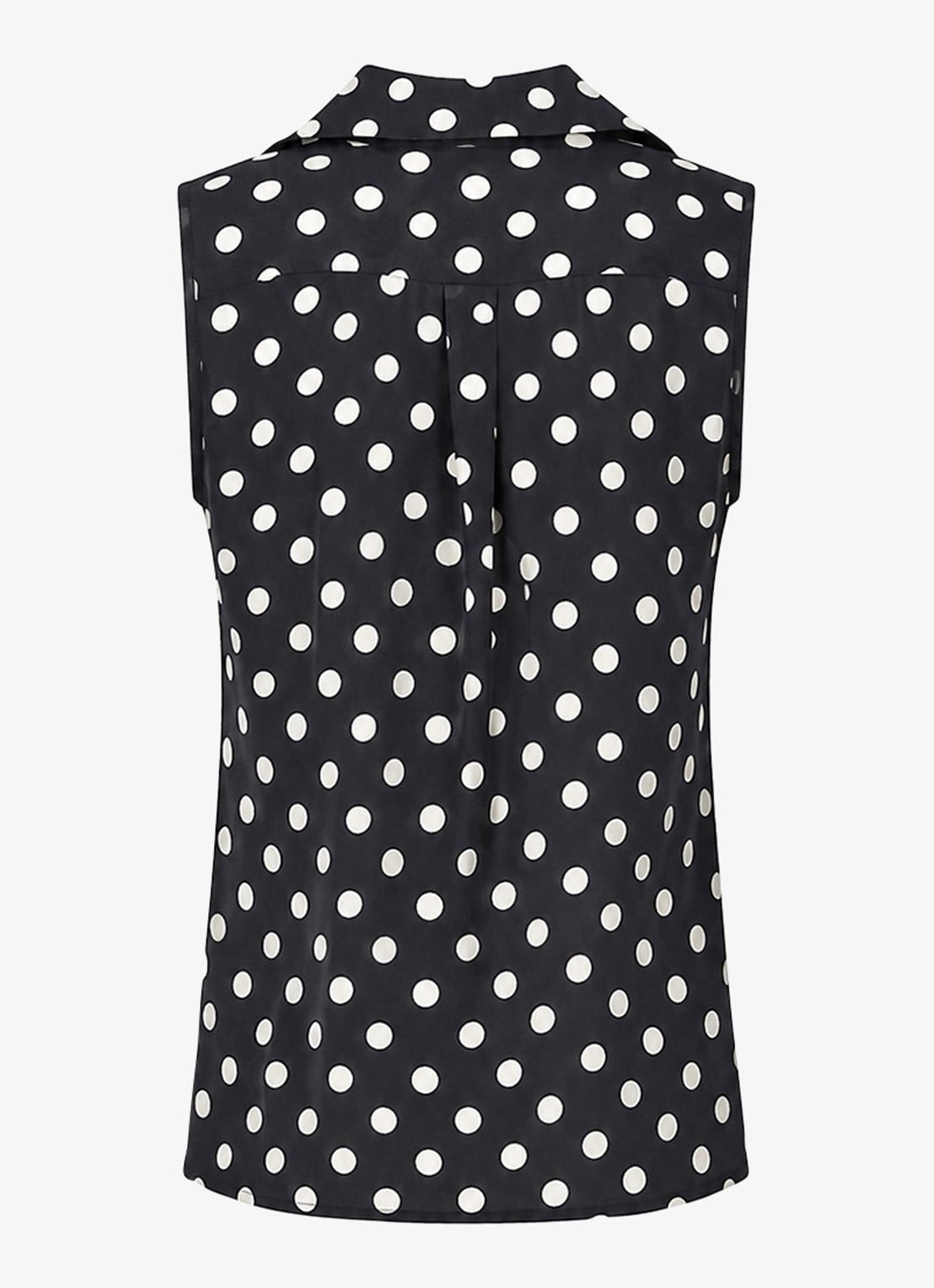 Studio Anneloes Bobby Dot mouwloze blouse met stippenstrip - achterkant multicolor