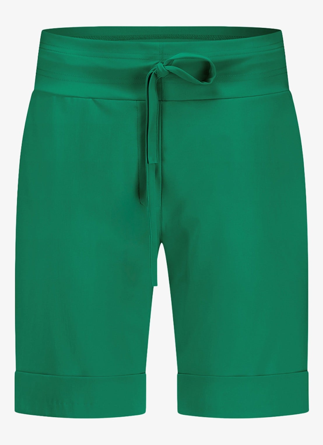 Studio Anneloes City high waist loose fit korte broek  - voorkant 3 groen