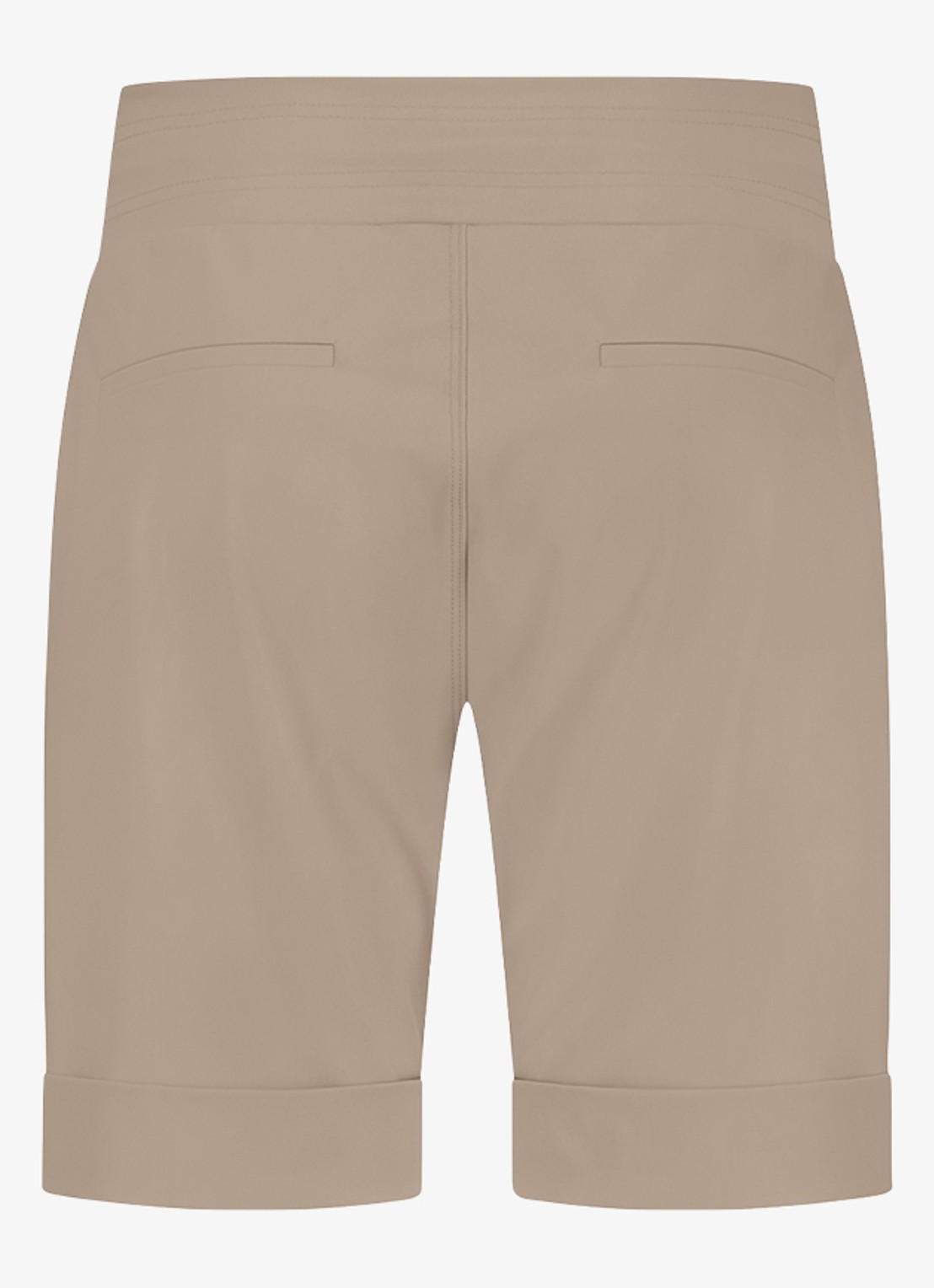 Studio Anneloes City high waist loose fit korte broek  - detail 4 lichtbruin