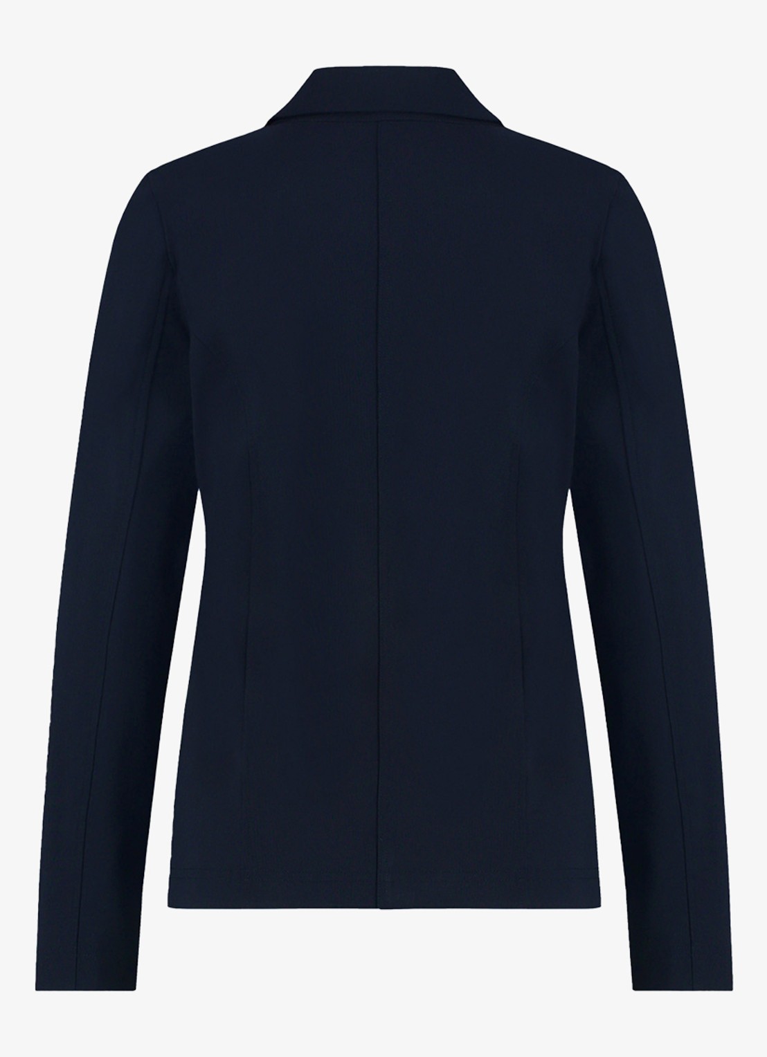 Studio Anneloes Clean blazer met klepzakken - achterkant donkerblauw
