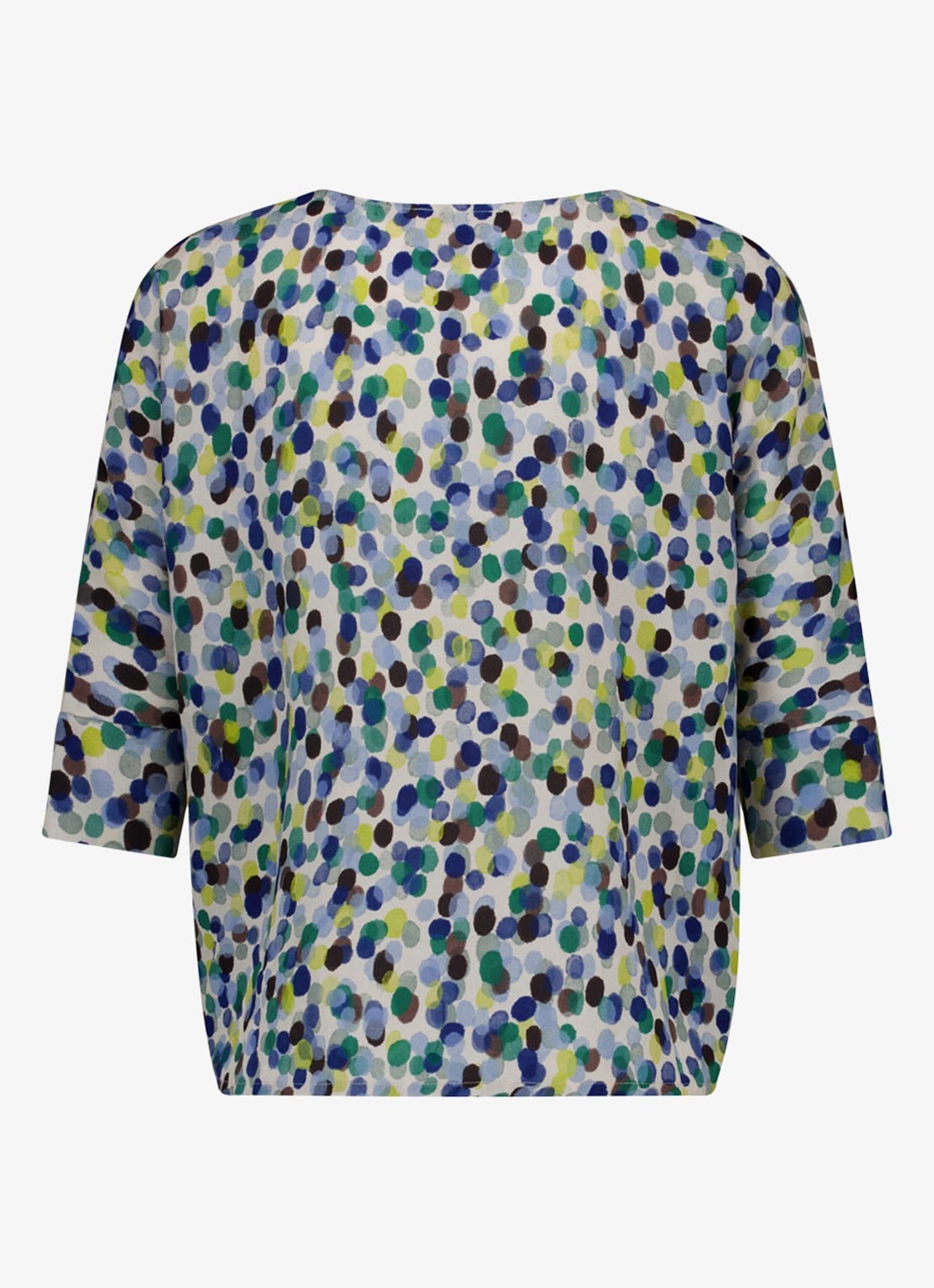 Studio Anneloes Didi top met stippenprint - achterkant blauw